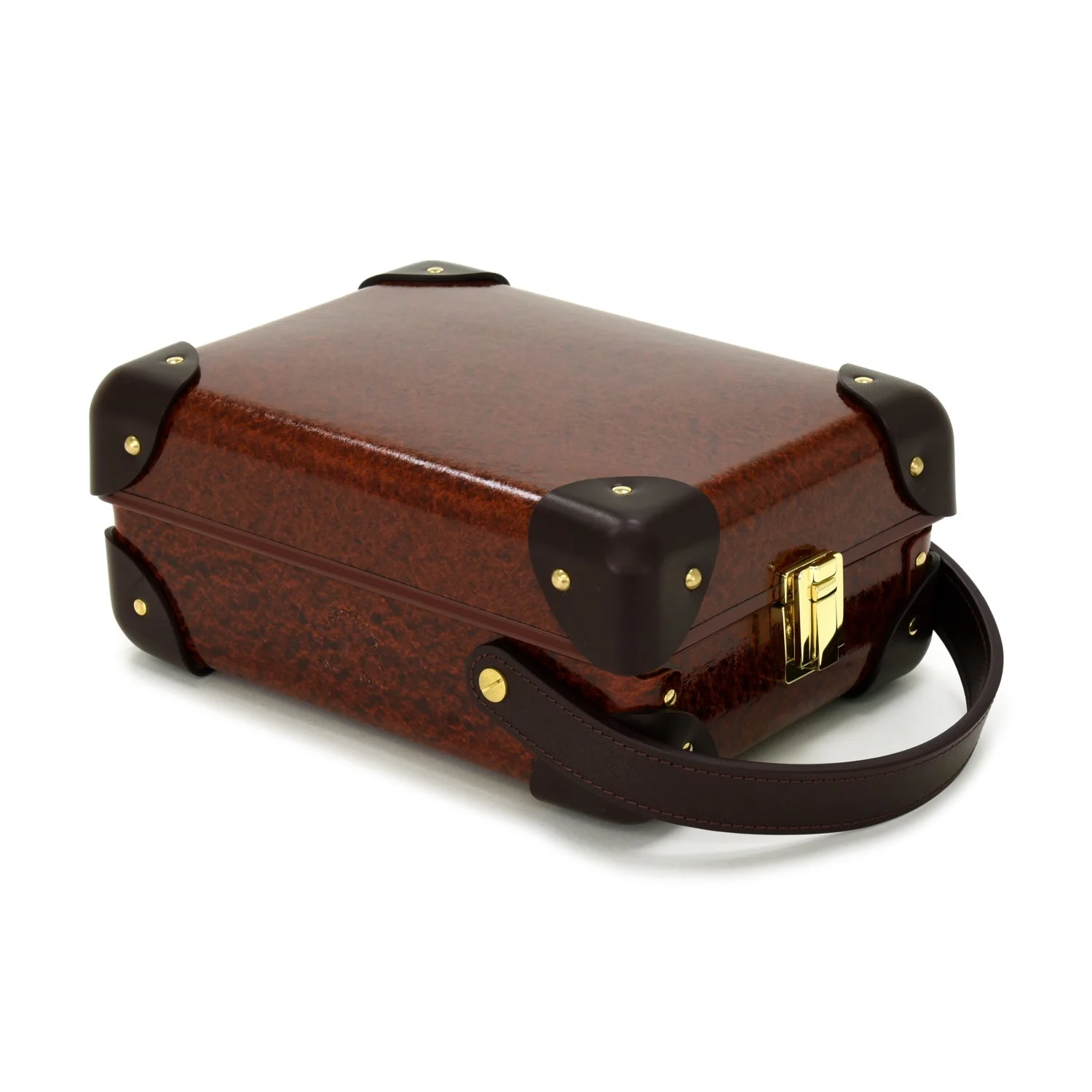 Orient · 3-Slot Watch Case | Urushi/Burgundy/Gold - Image 5