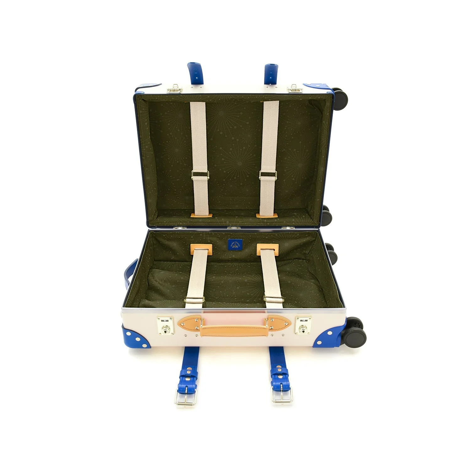 Palm Springs · Carry-On - 4 Wheels | Ivory/Cobalt/Gold - Image 7