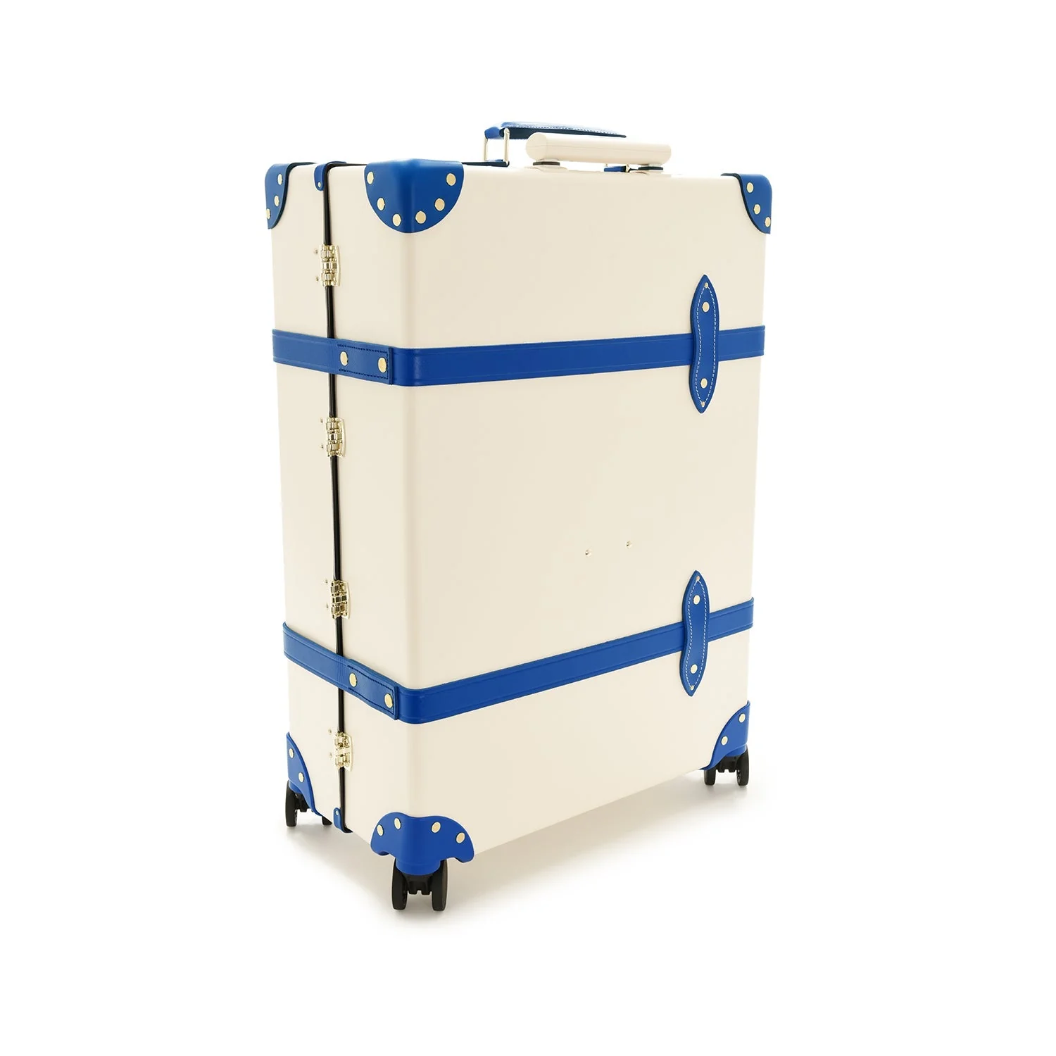 Palm Springs · Large Check-In - 4 Wheels | Ivory/Cobalt/Gold - Image 3