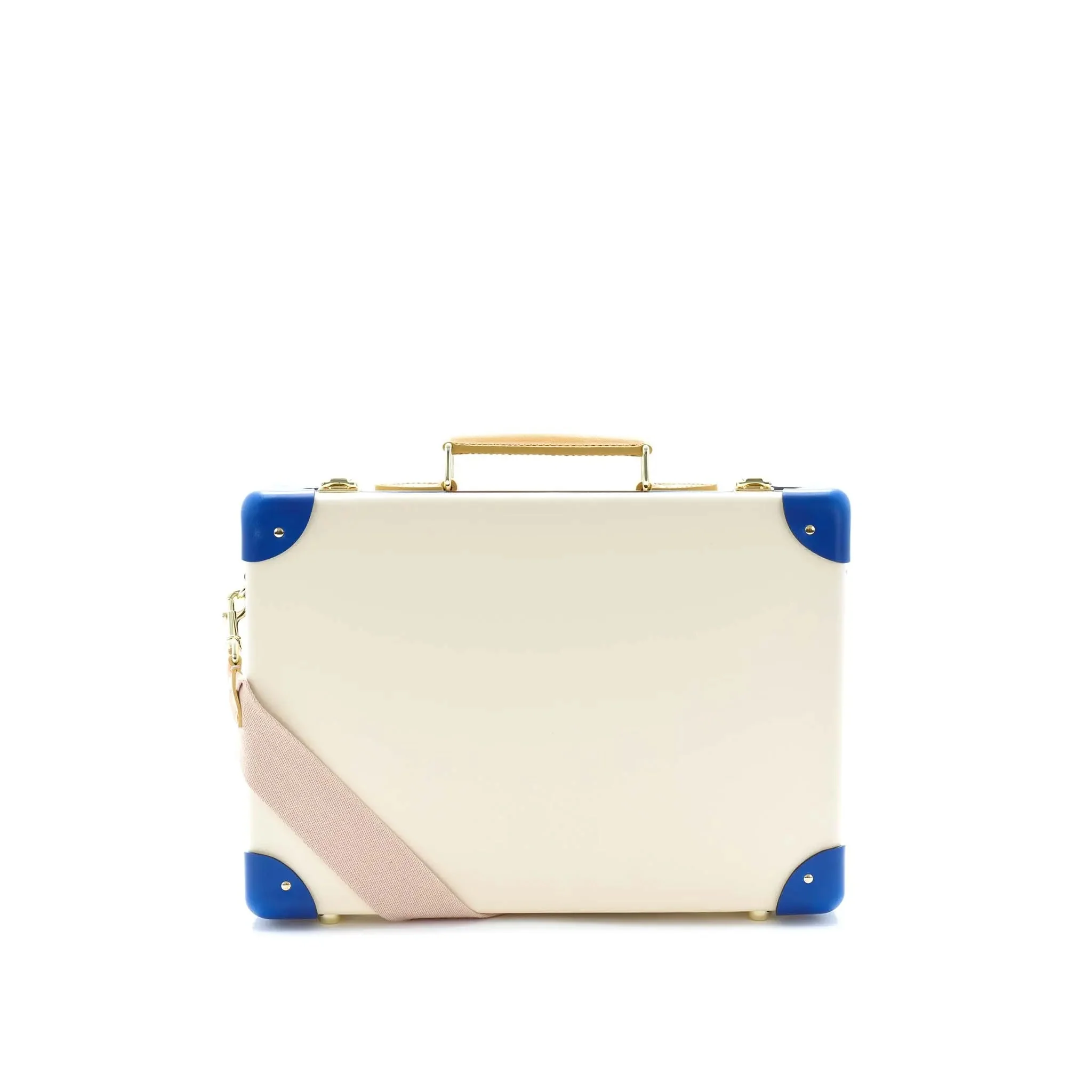Palm Springs · Small Attaché | Ivory/Cobalt/Gold