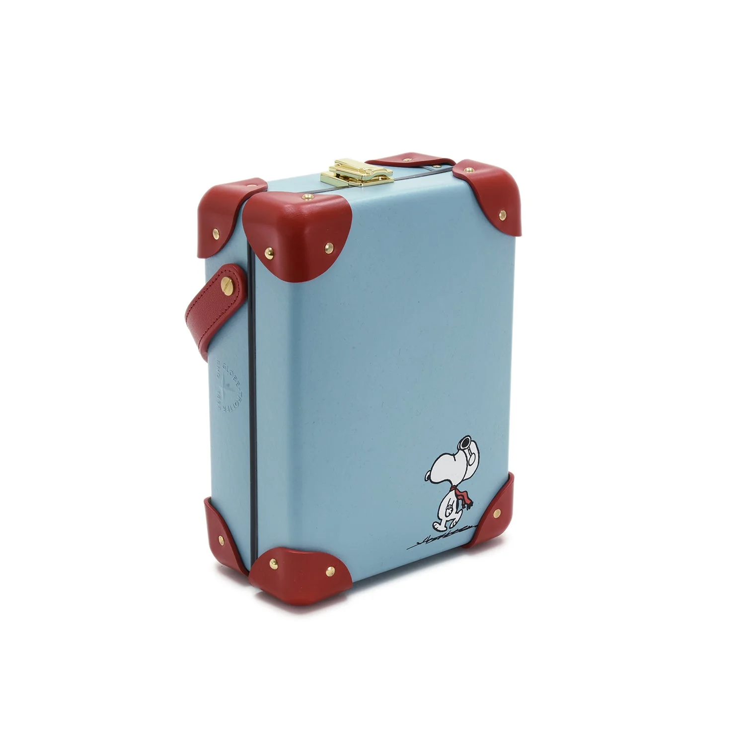Peanuts · 3-Slot Watch Case | Pastel Blue/Red/Gold - Image 2