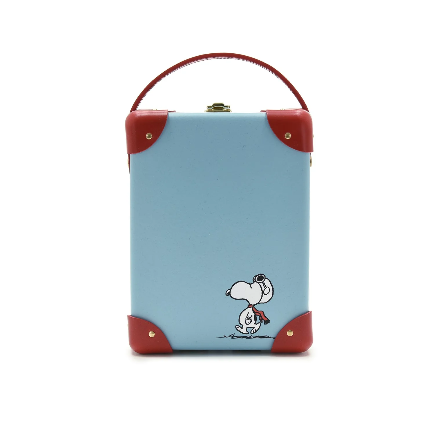Peanuts · 3-Slot Watch Case | Pastel Blue/Red/Gold - Image 5