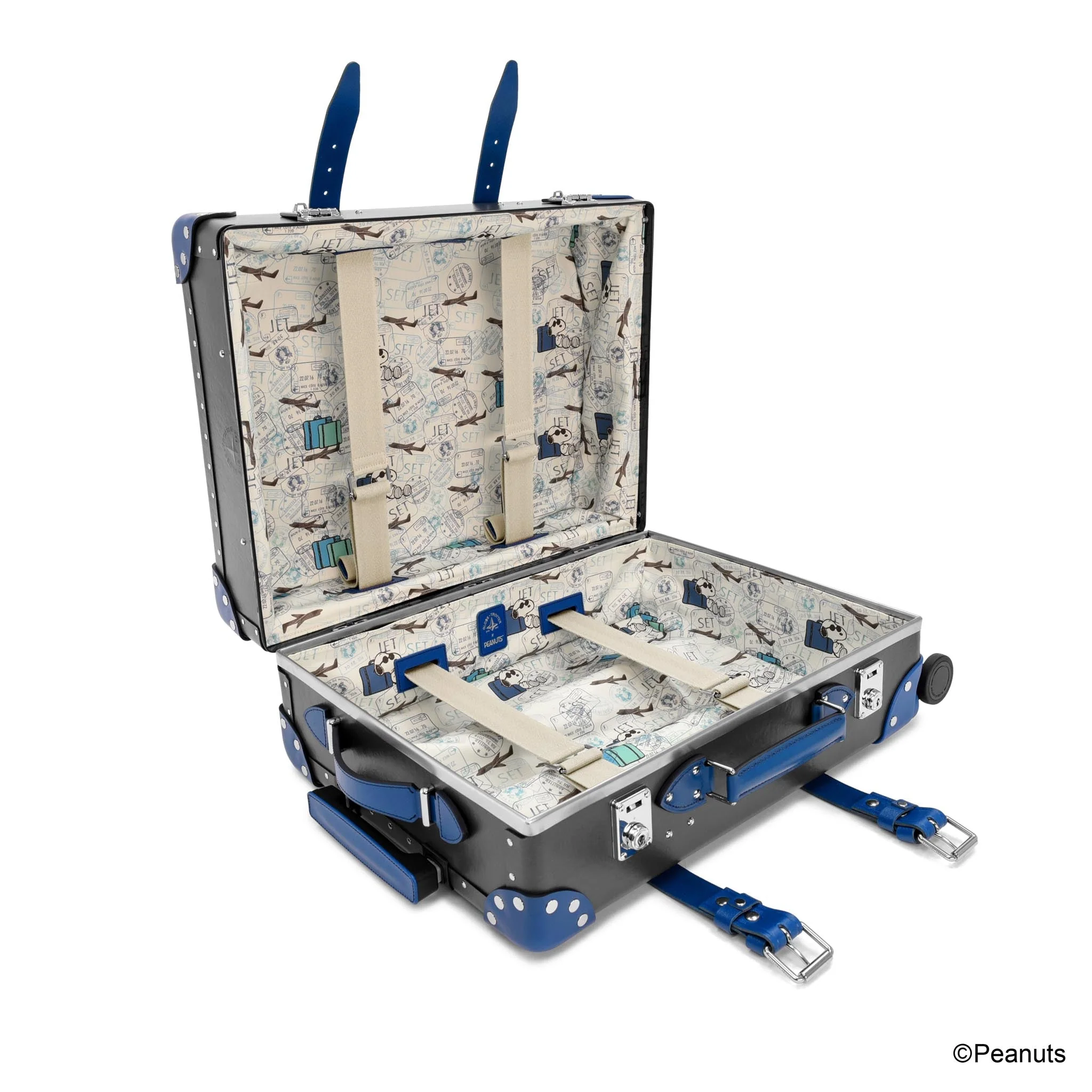 Peanuts · Carry-On - 4 Wheels | Charcoal/Cobalt/Chrome - Image 9