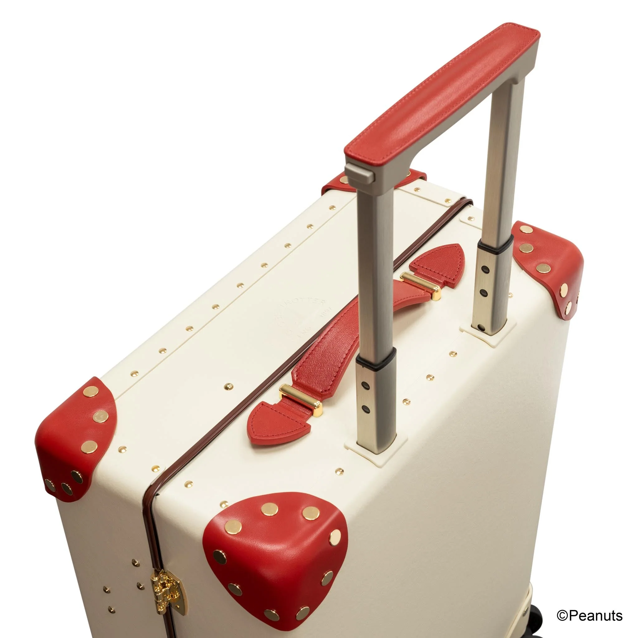 Peanuts · Carry-On - 4 Wheels | Ivory/Red/Gold - Image 4