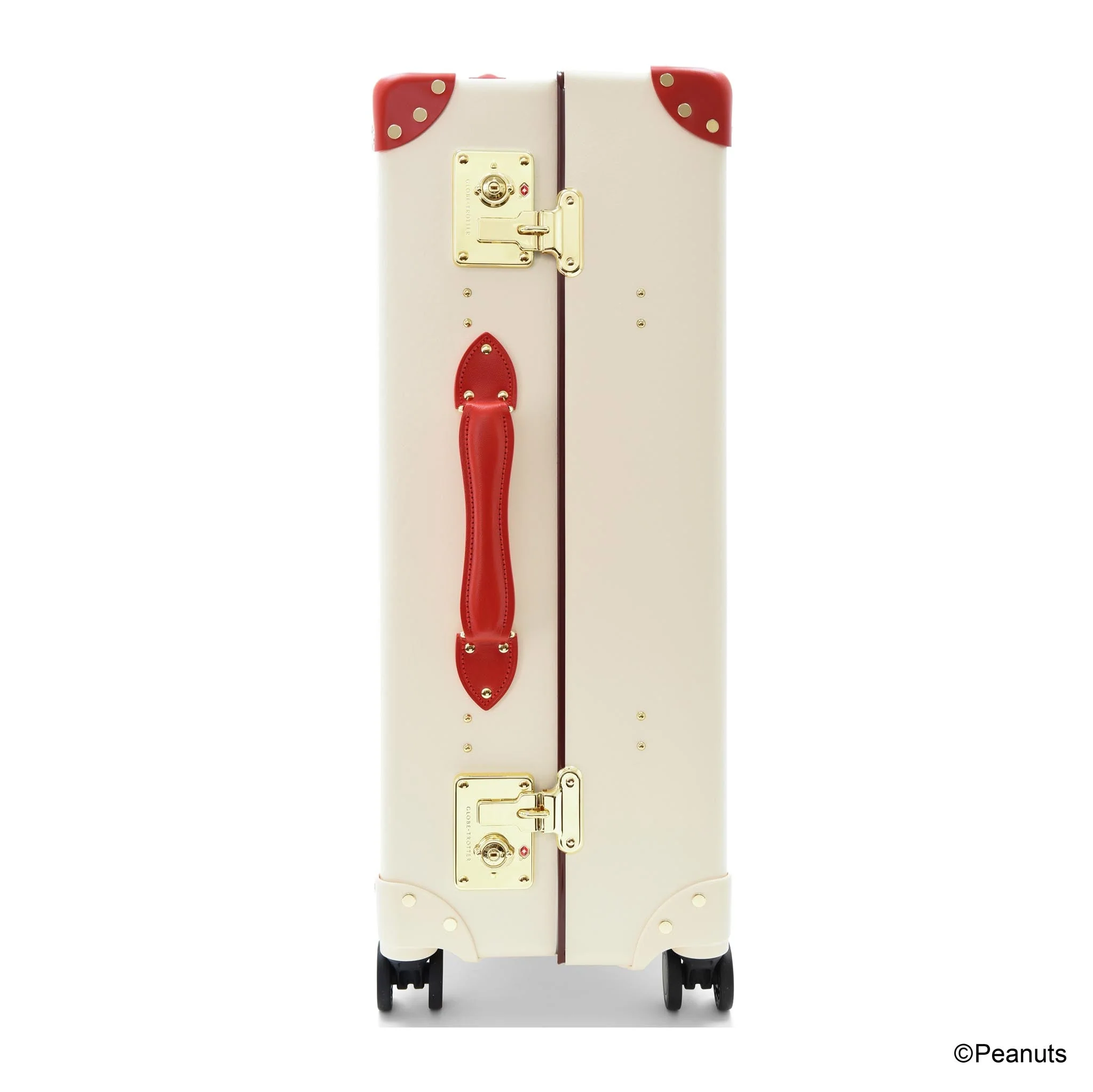 Peanuts · Large Check-In - 4 Wheels | Ivory/Red/Gold - Image 4