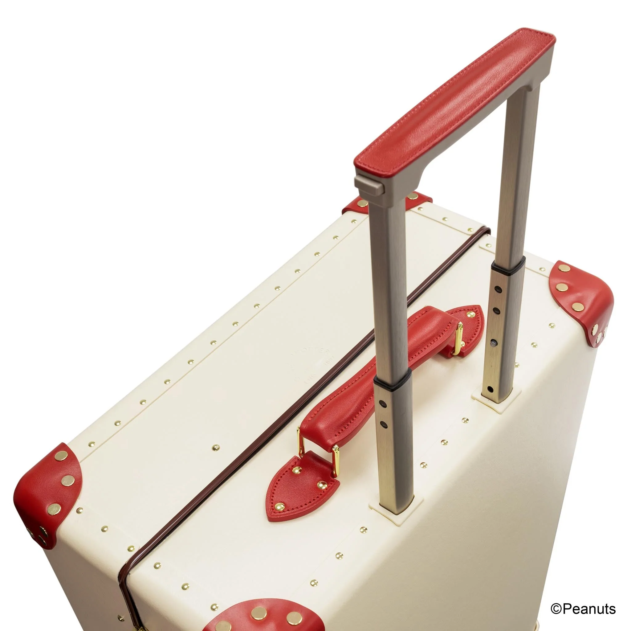 Peanuts · Large Check-In - 4 Wheels | Ivory/Red/Gold - Image 7