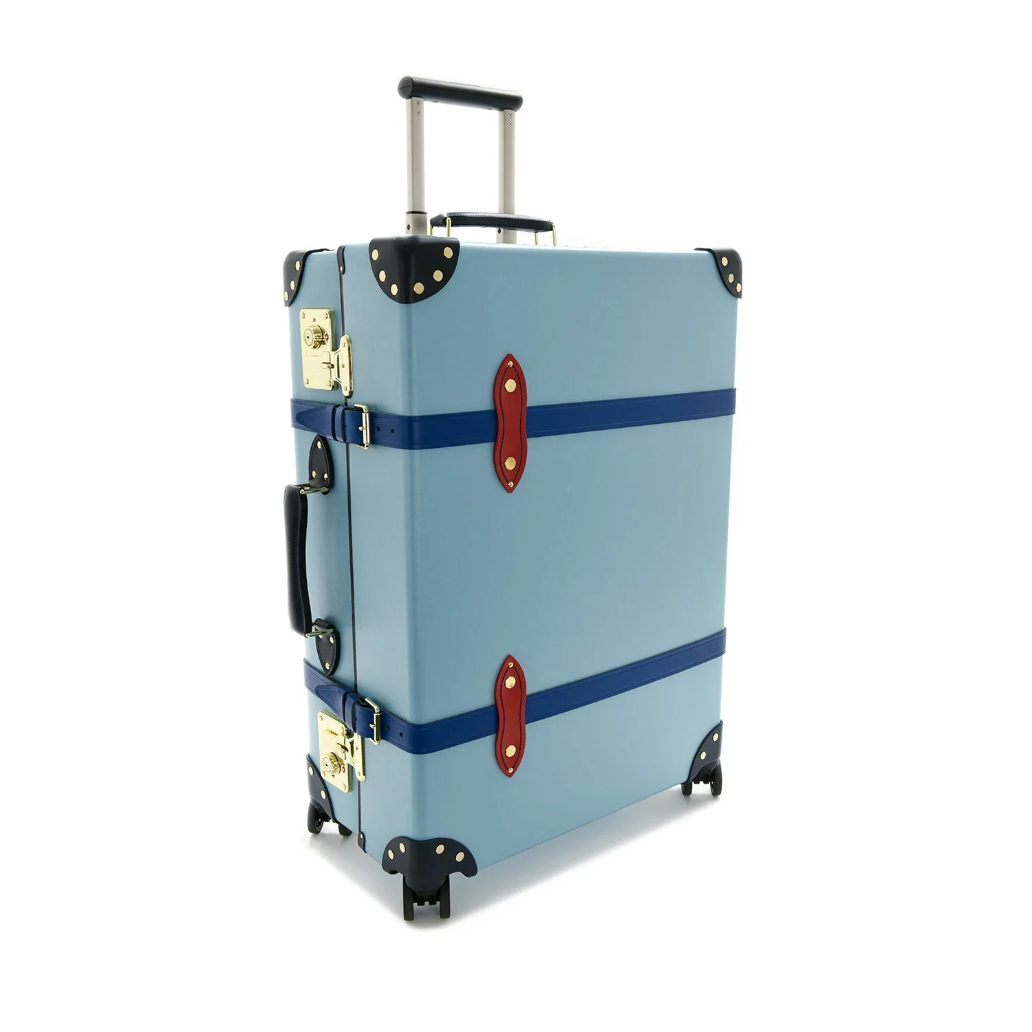Peanuts · Large Check-In - 4 Wheels | Pastel Blue/Red/Gold - Image 2