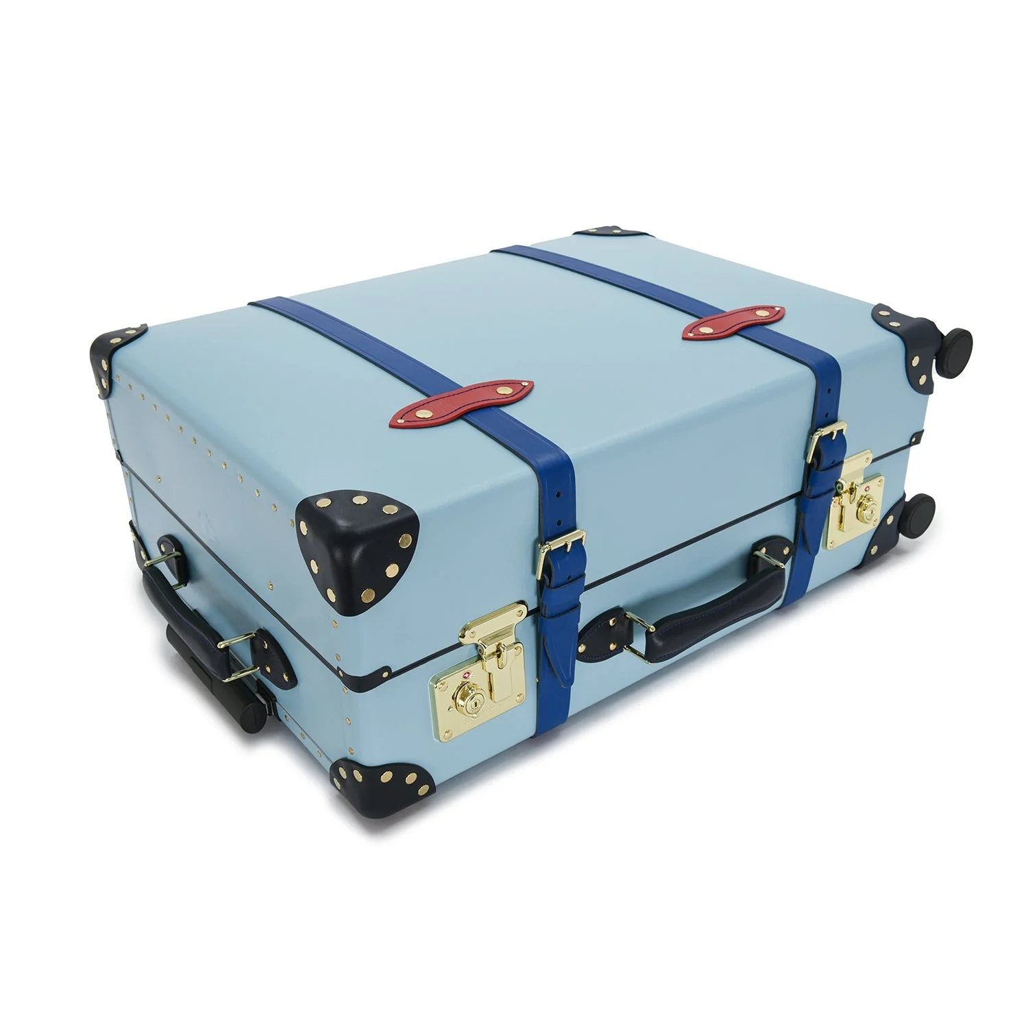 Peanuts · Large Check-In - 4 Wheels | Pastel Blue/Red/Gold - Image 4
