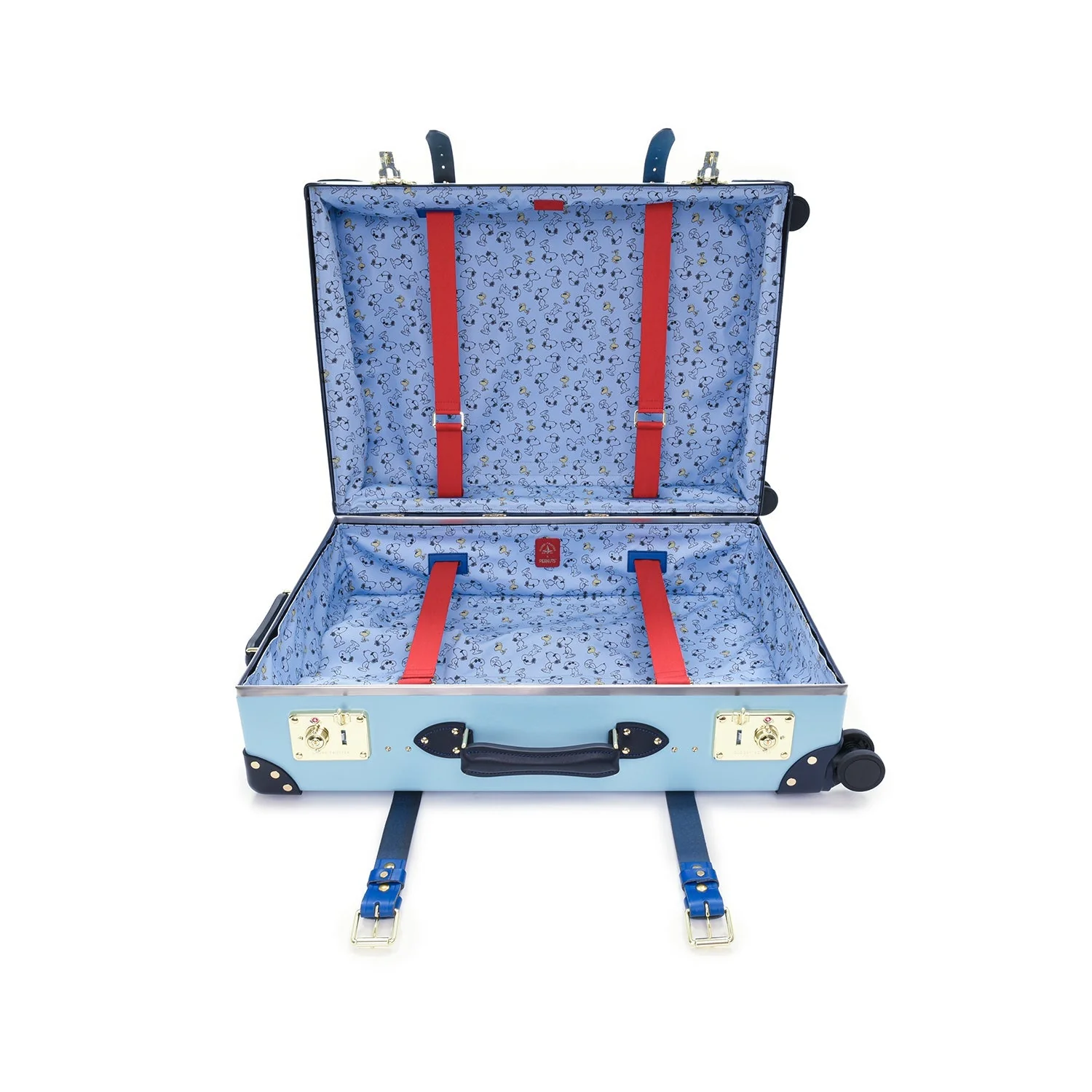 Peanuts · Large Check-In - 4 Wheels | Pastel Blue/Red/Gold - Image 7