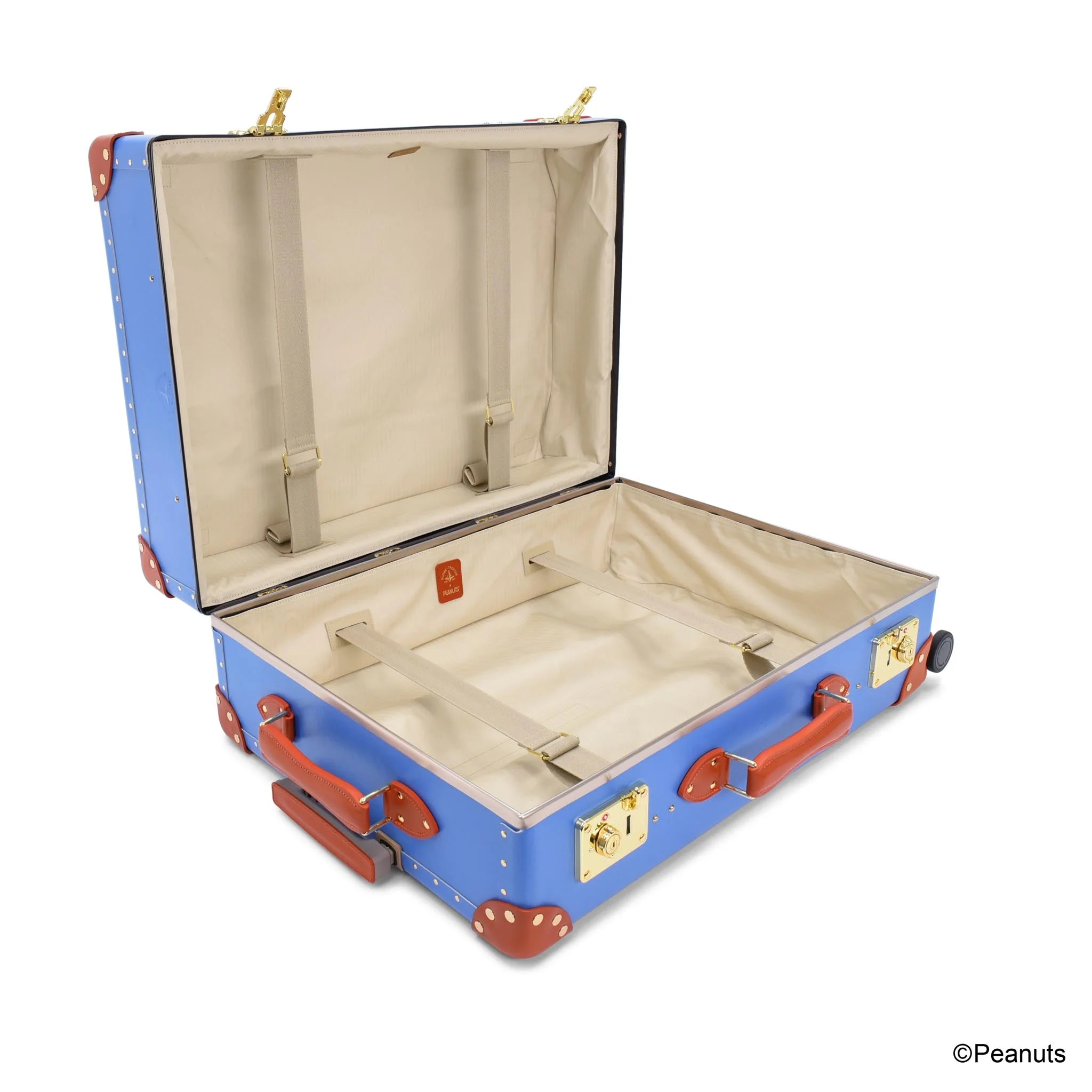 Peanuts · Large Check-In - 4 Wheels | Royal Blue/Orange/Gold - Image 10