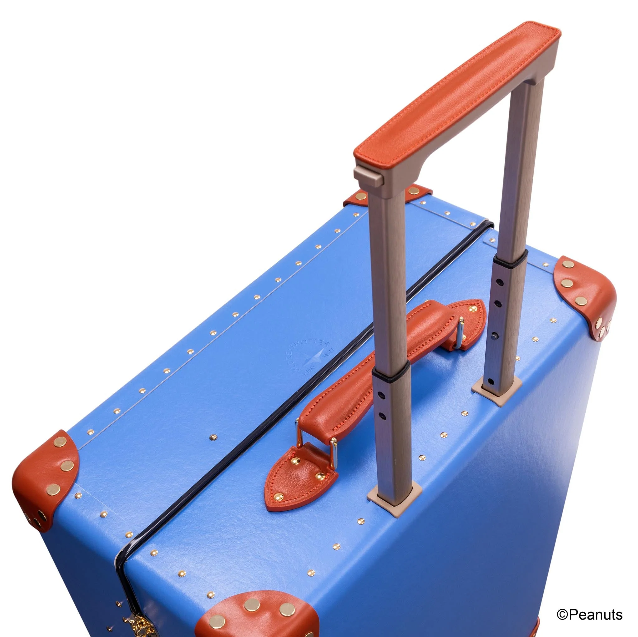 Peanuts · Large Check-In - 4 Wheels | Royal Blue/Orange/Gold - Image 8