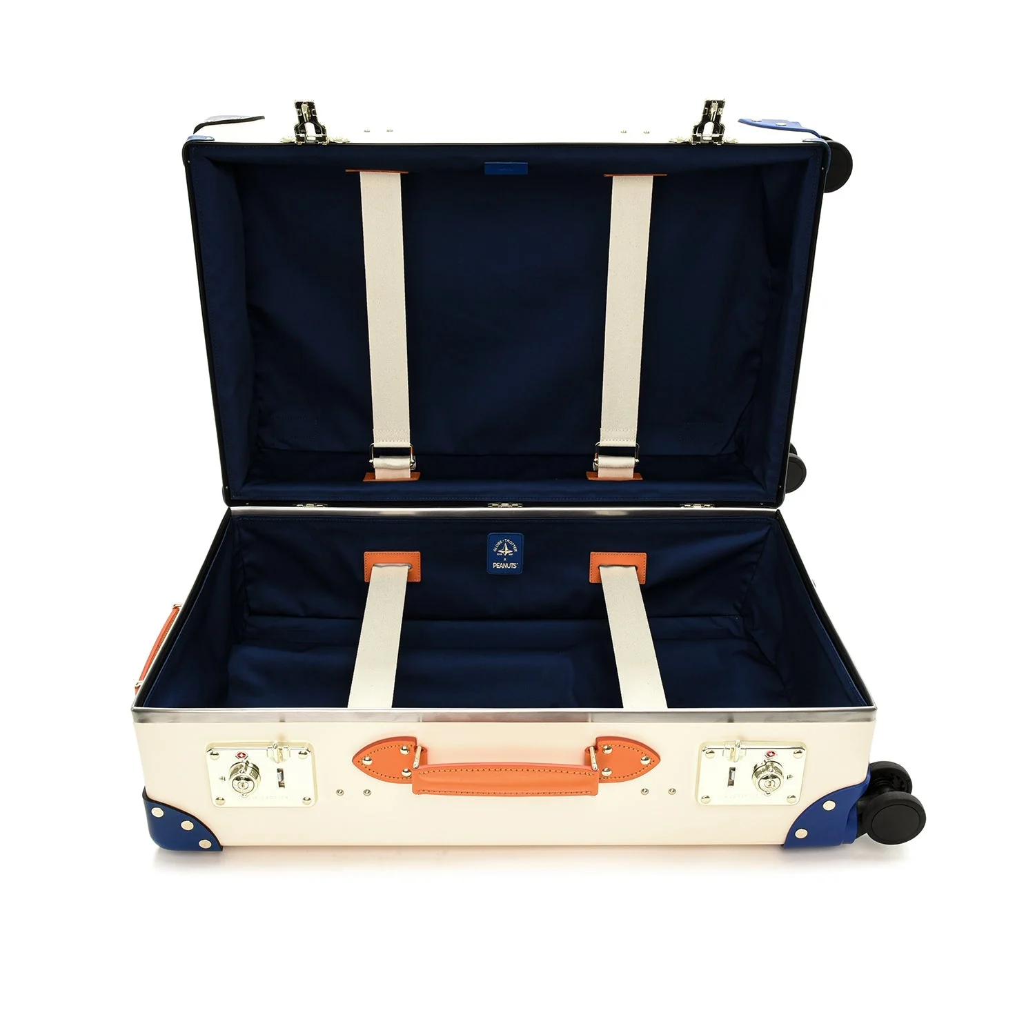 Peanuts · Medium Check-In - 4 Wheels | Ivory/Cobalt/Gold - Image 7