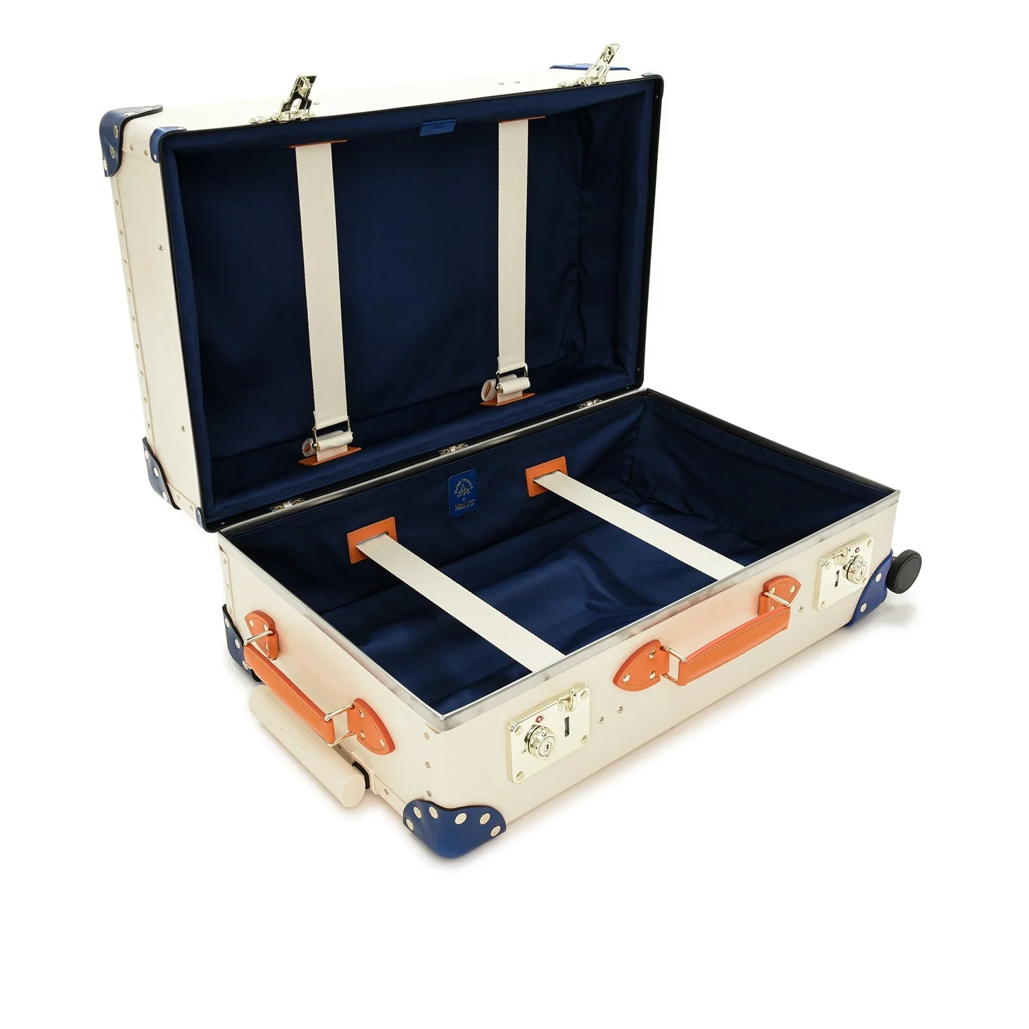 Peanuts · Medium Check-In - 4 Wheels | Ivory/Cobalt/Gold - Image 8