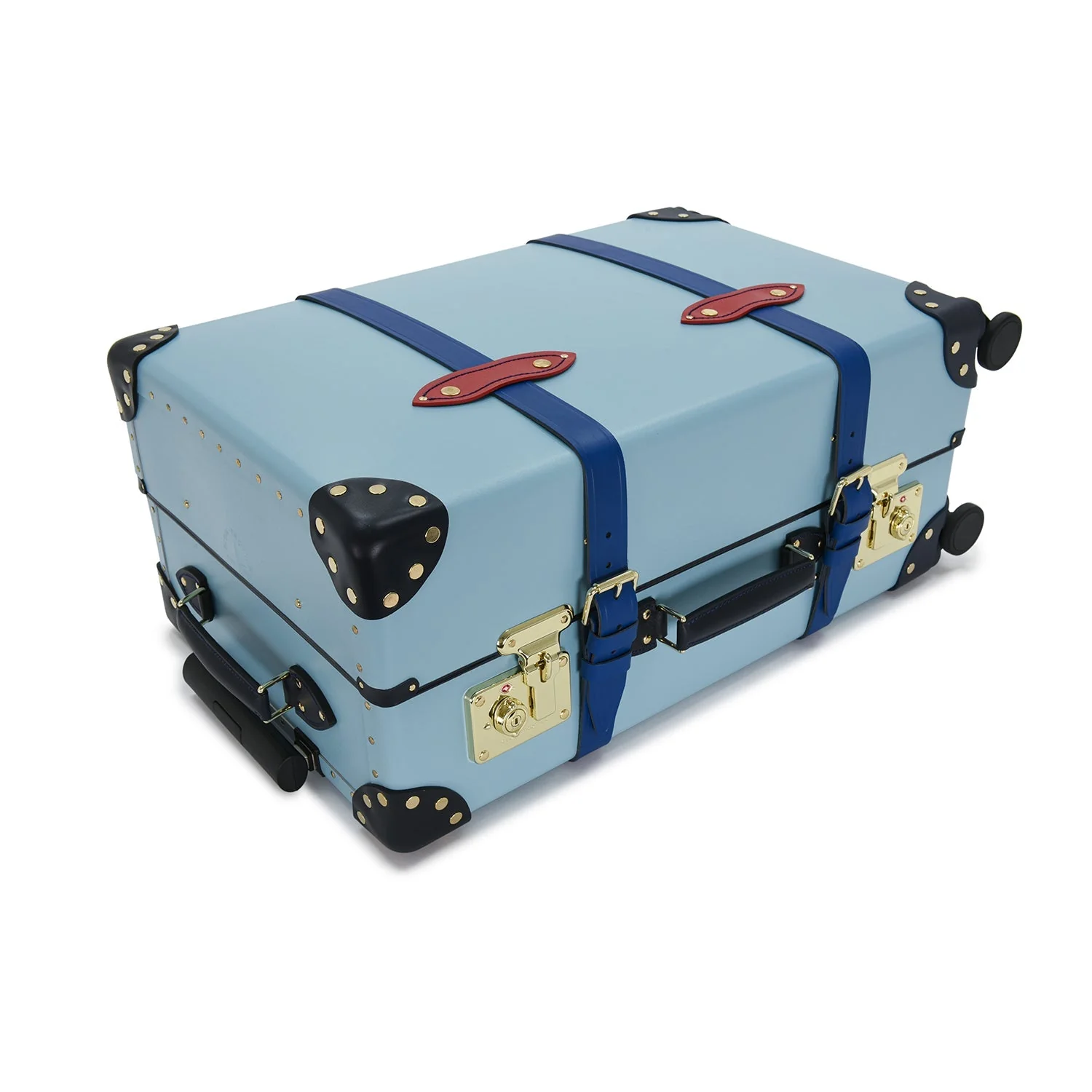 Peanuts · Medium Check-In - 4 Wheels | Pastel Blue/Red/Gold - Image 4