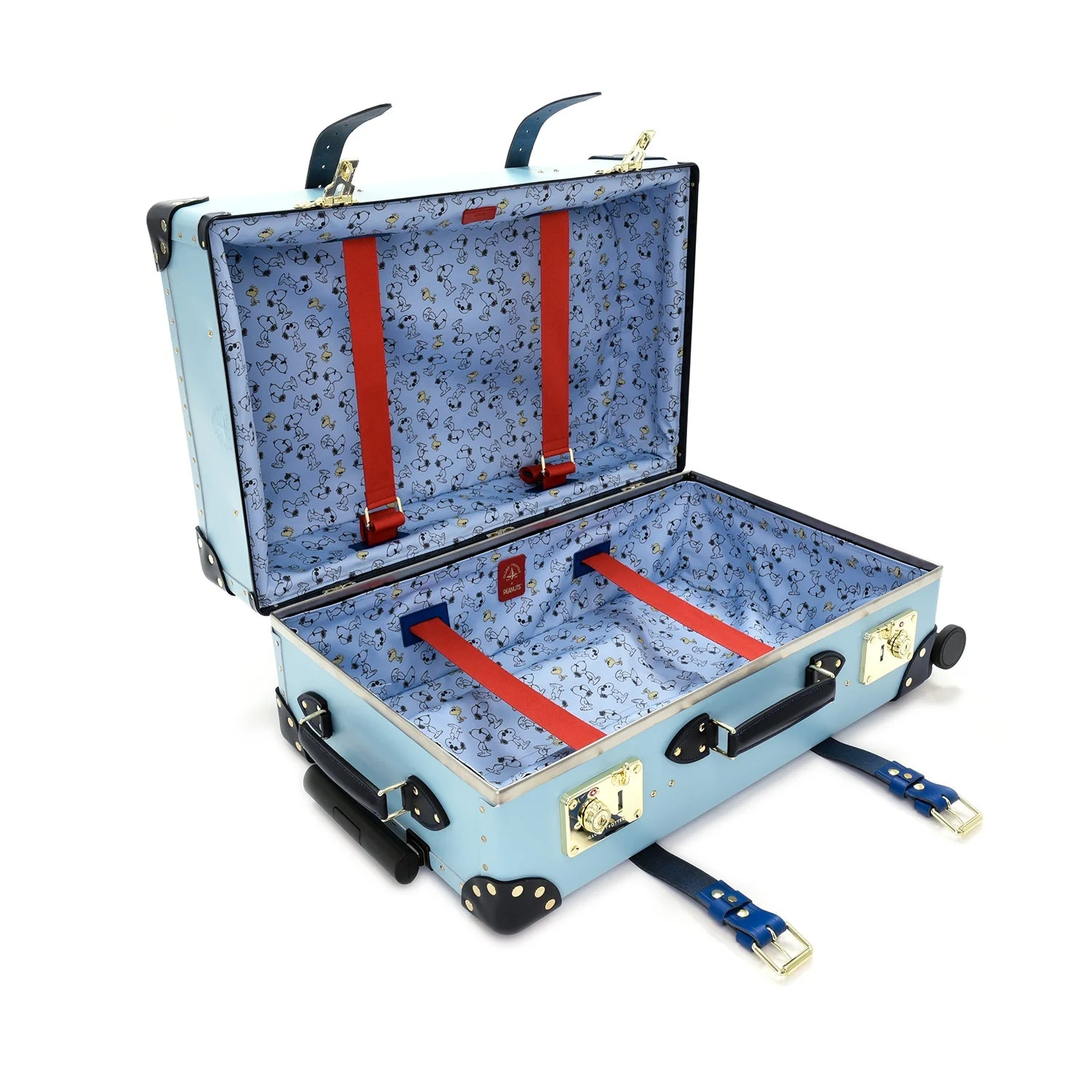 Peanuts · Medium Check-In - 4 Wheels | Pastel Blue/Red/Gold - Image 7