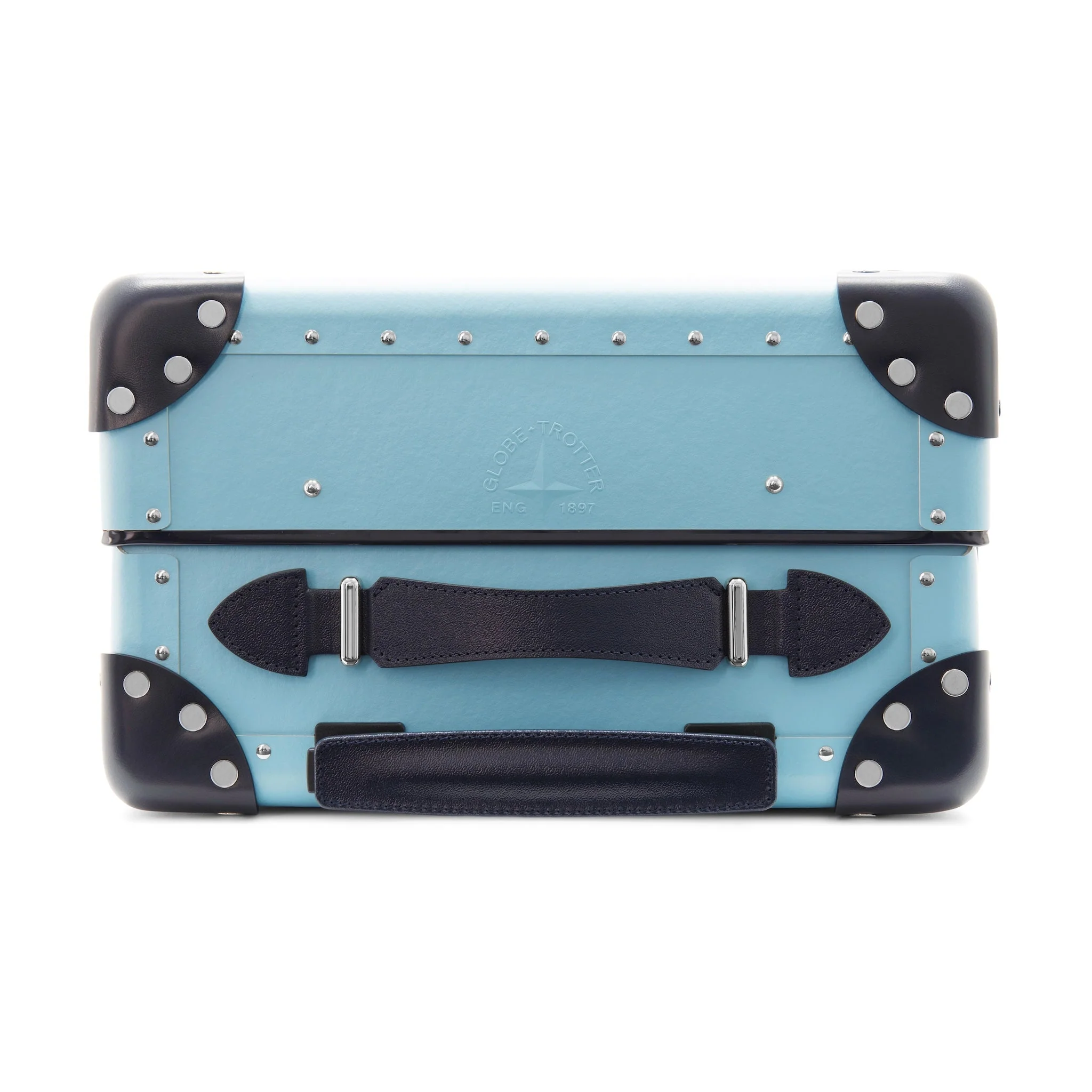 Peanuts 75th Anniversary · Pilots Case - 4 Wheels | Pastel Blue/Navy/Chrome - Image 5