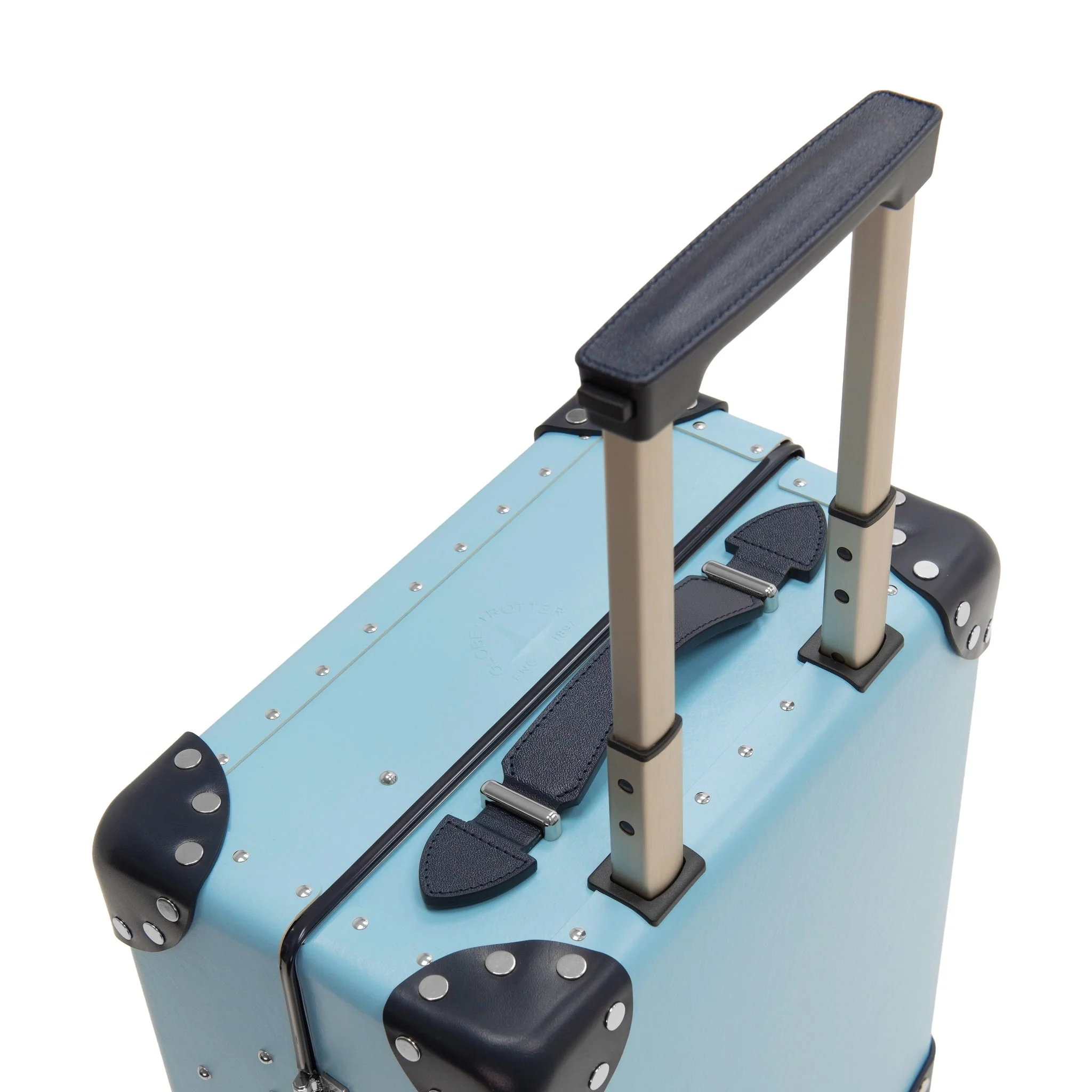 Peanuts 75th Anniversary · Pilots Case - 4 Wheels | Pastel Blue/Navy/Chrome - Image 7