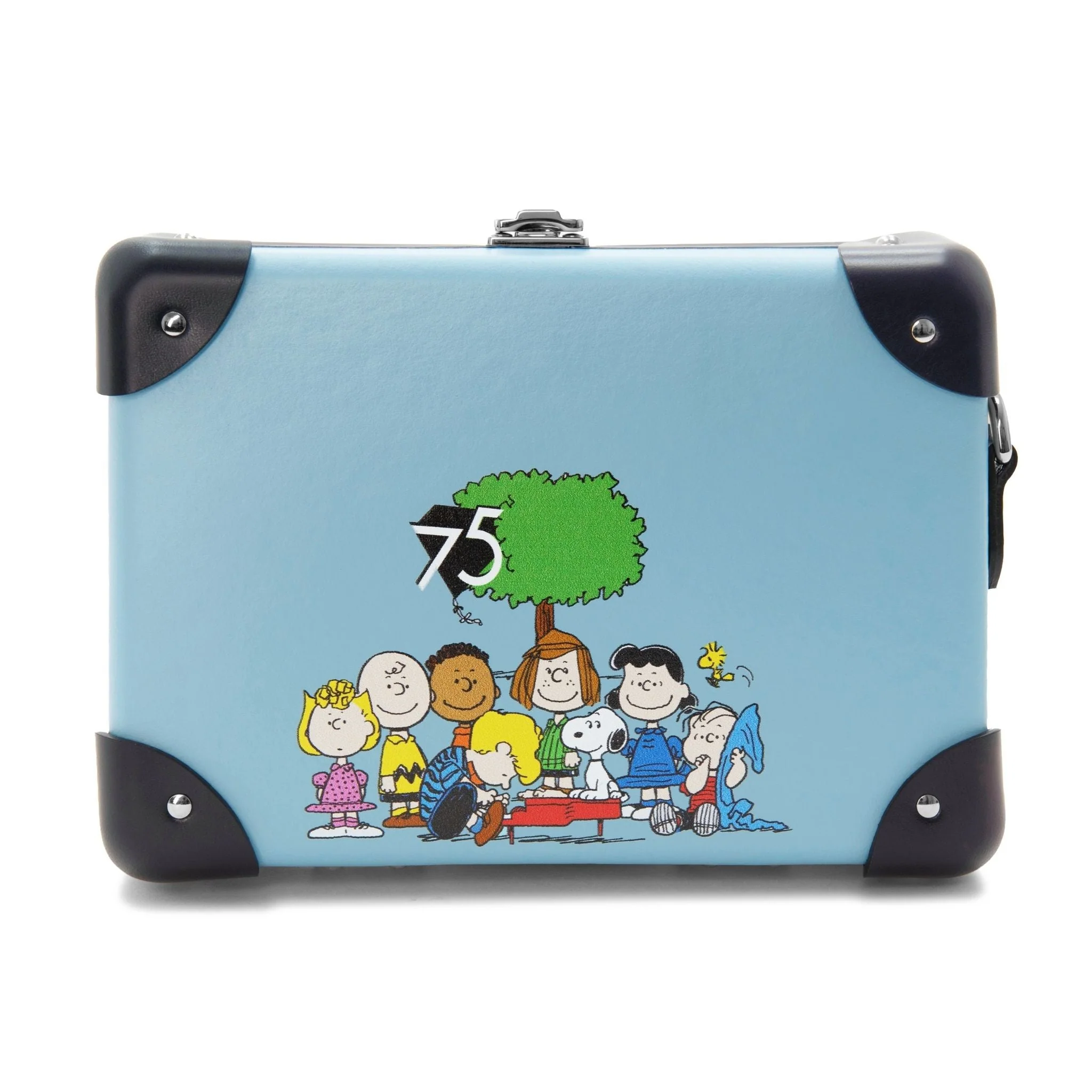 Peanuts 75th Anniversary · Miniature Case | Pastel Blue/Navy/Chrome - Image 3