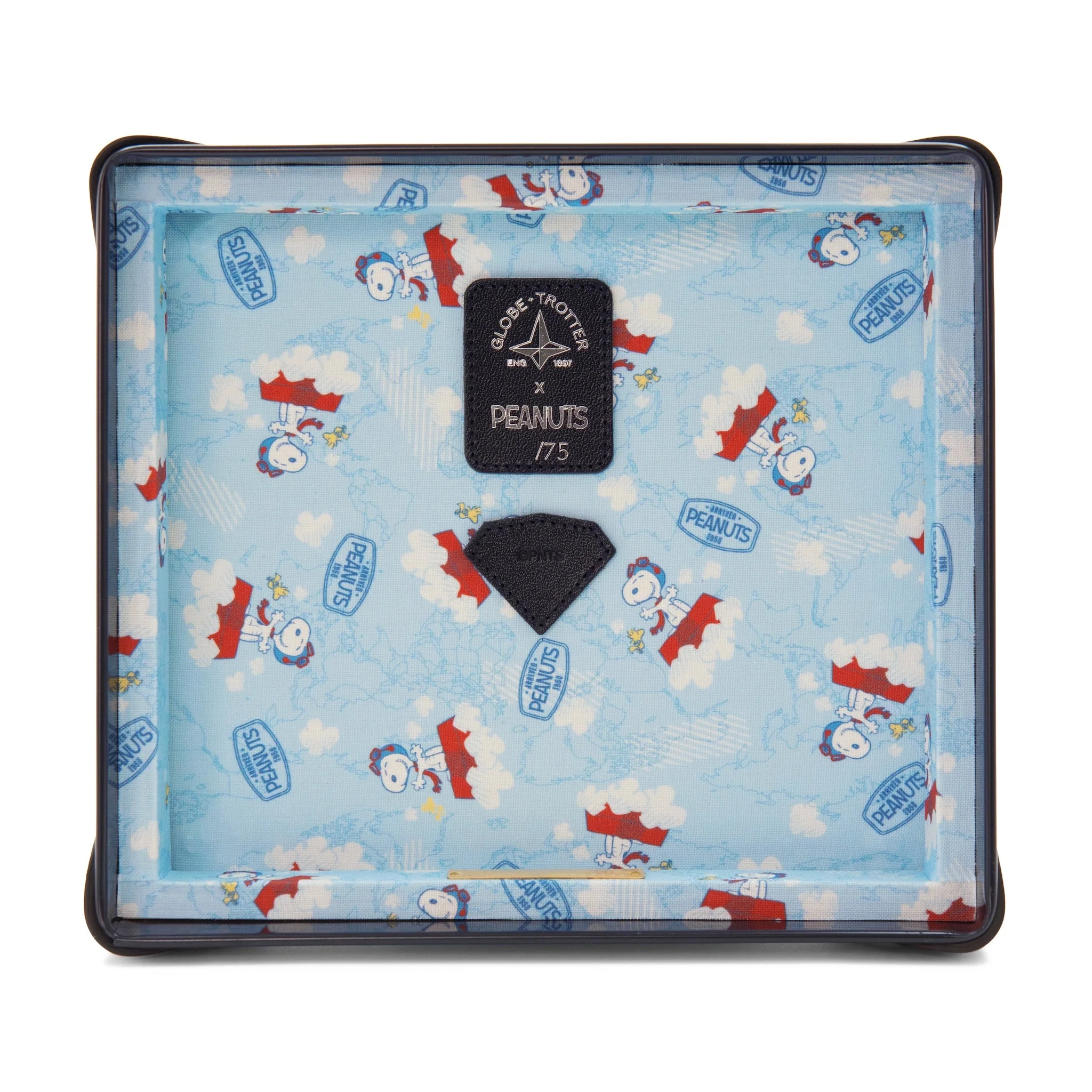 Peanuts 75th Anniversary · Small Storage Box | Pastel Blue/Navy/Chrome - Image 3