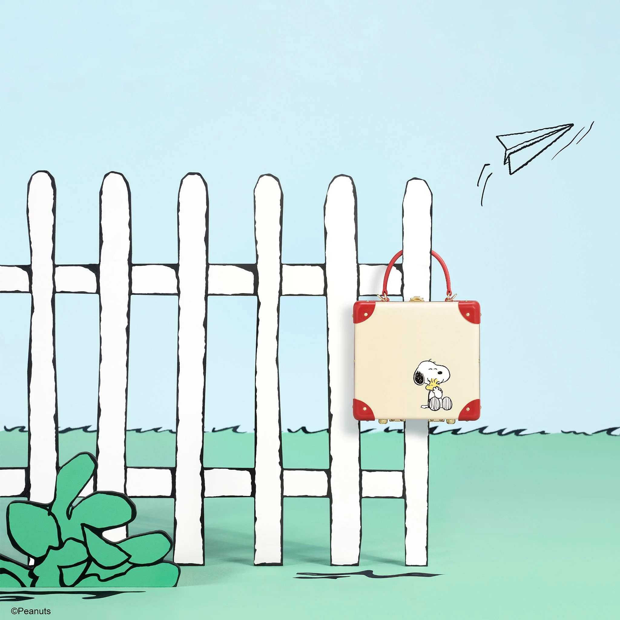 Peanuts · London Square | Ivory/Red/Gold - Image 3