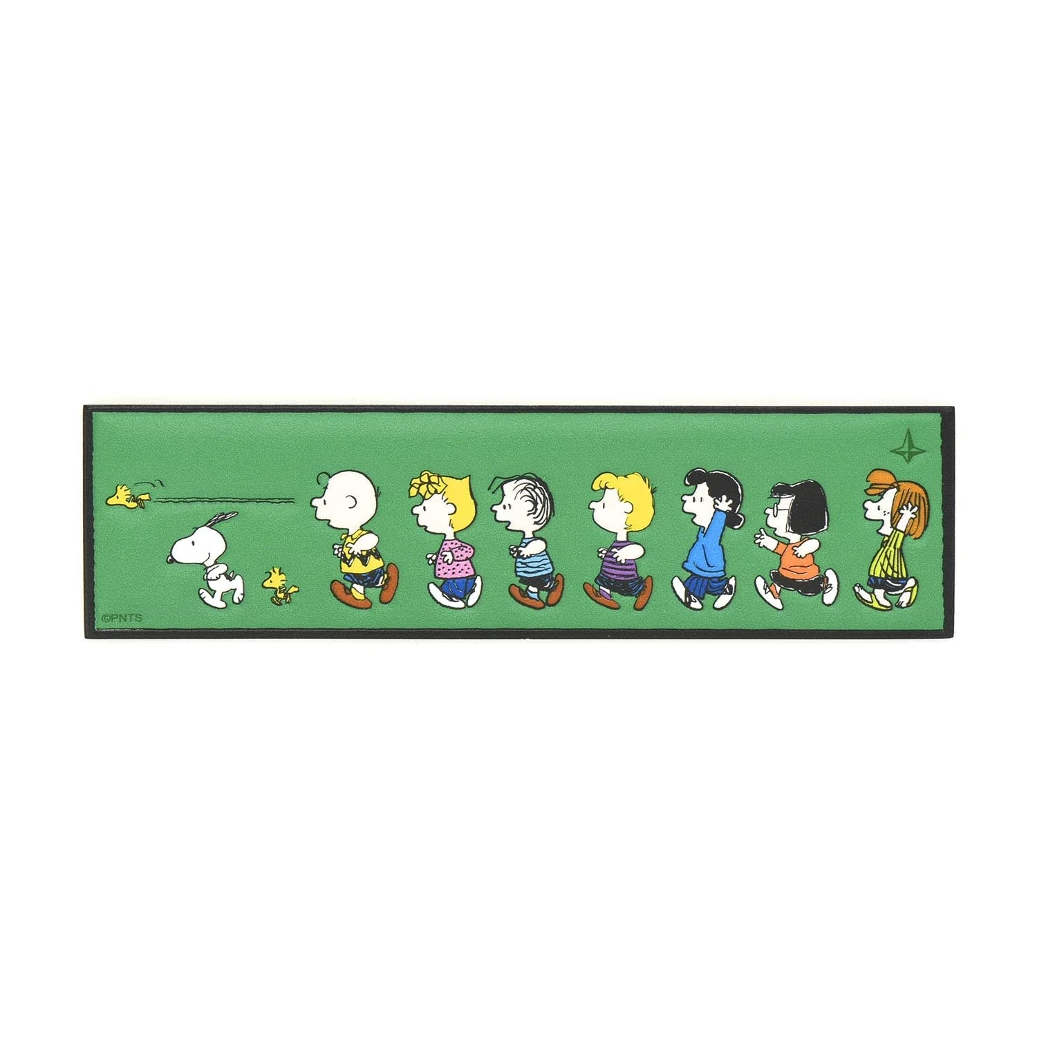 Peanuts · Leather Sticker | Green
