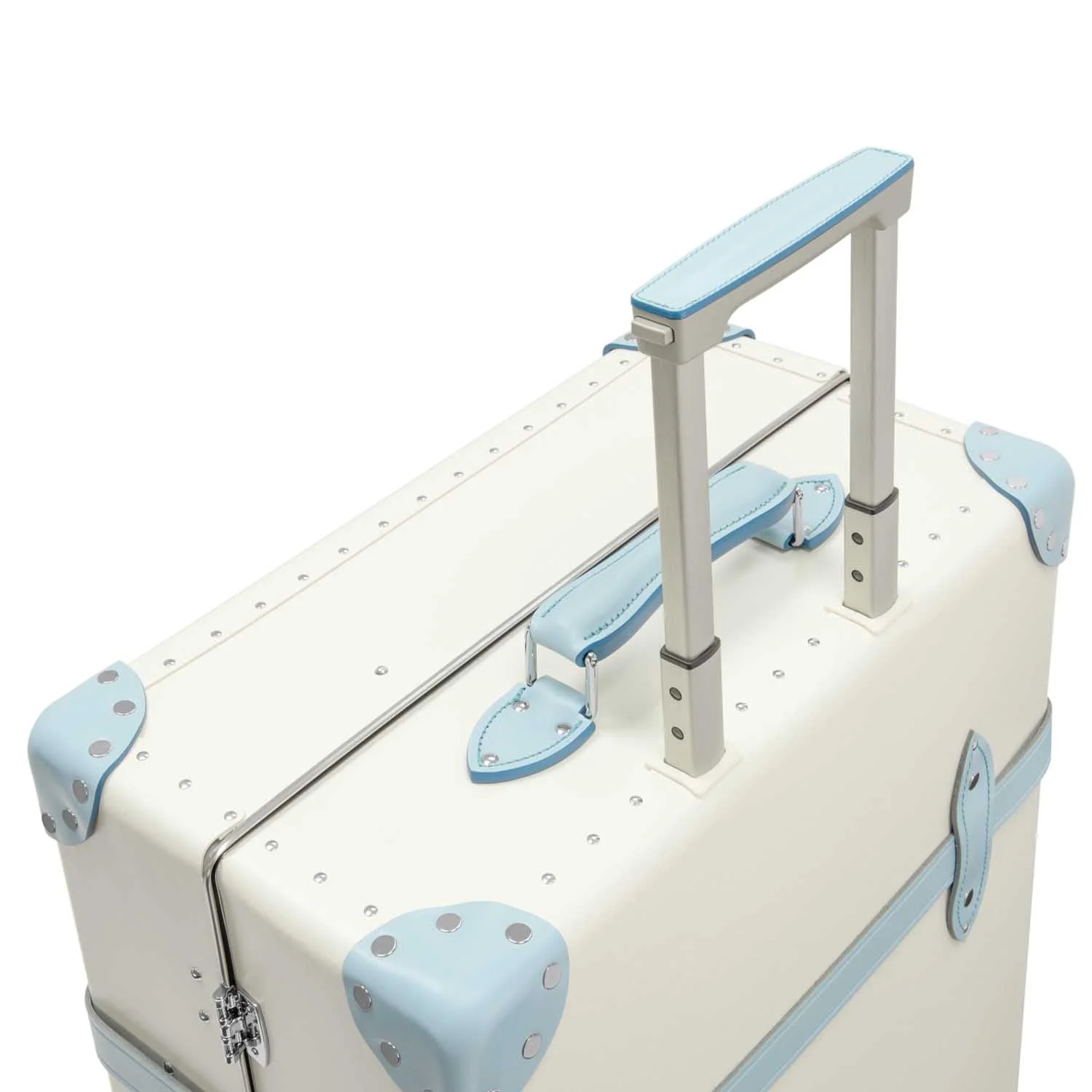 Centenary · Large Check-In - 4 Wheels | Ivory/Pastel Blue/Chrome - Image 6