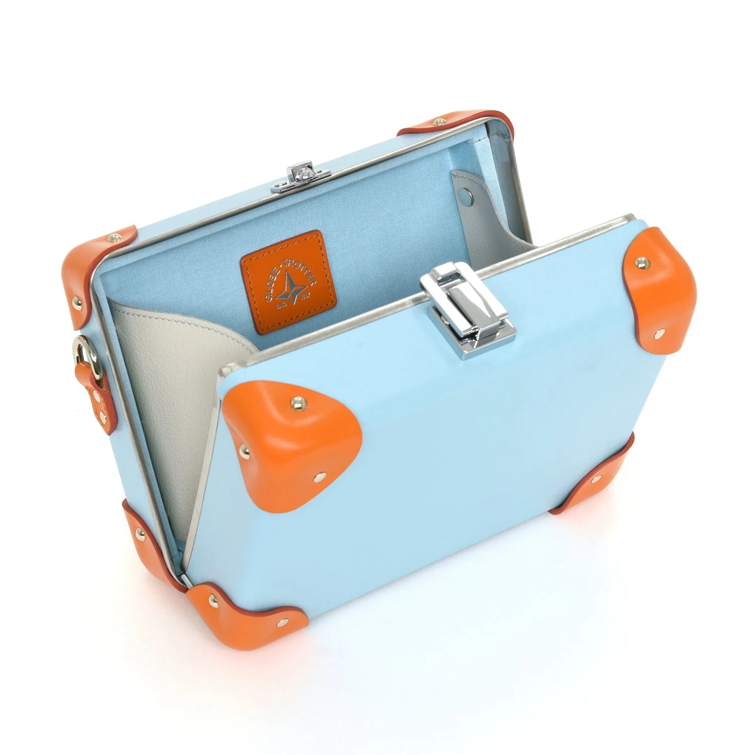 Centenary · Miniature Case | Pastel Blue/Pumpkin/Chrome - Image 2