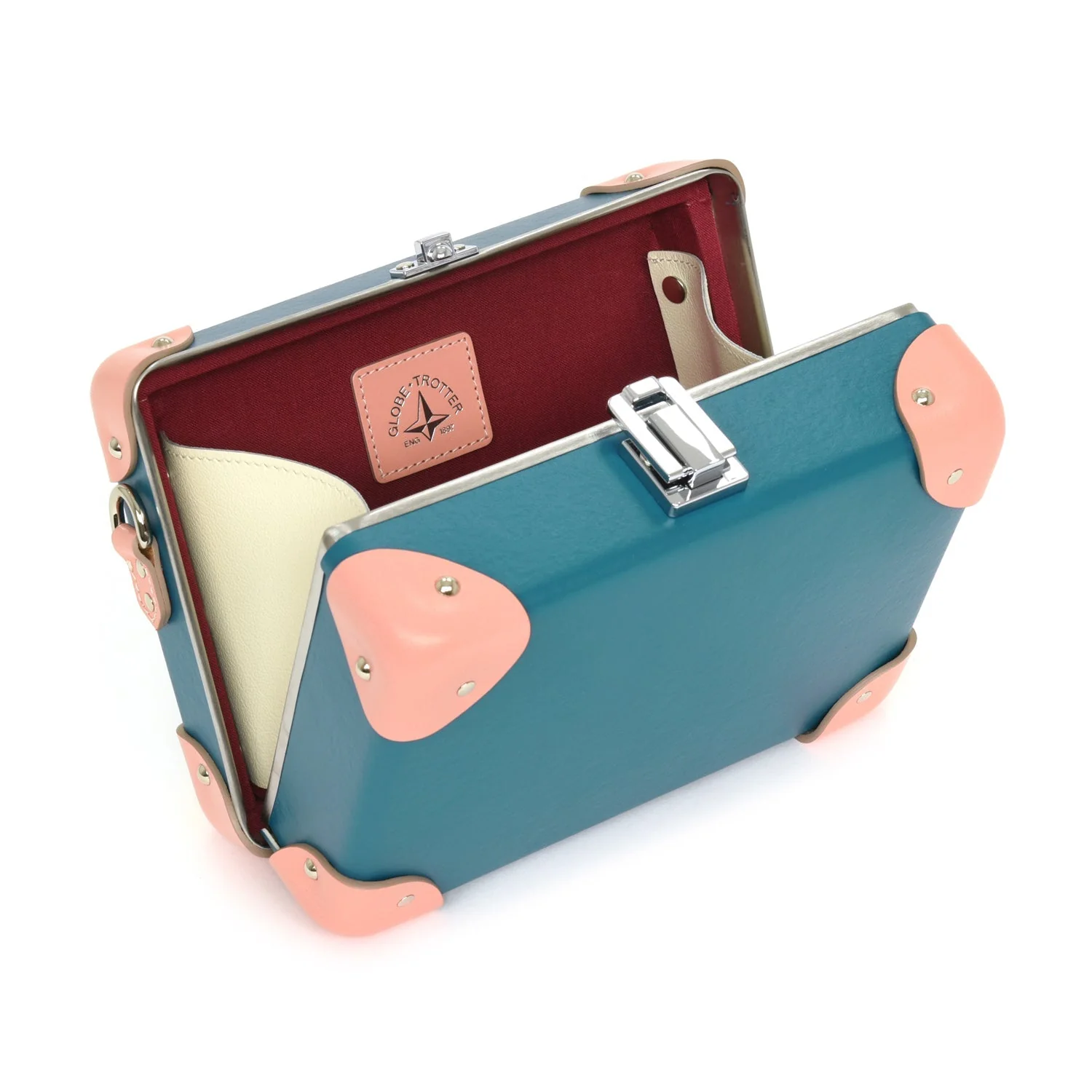 Centenary · Miniature Case | Peacock Blue/Desert Rose/Chrome - Image 2