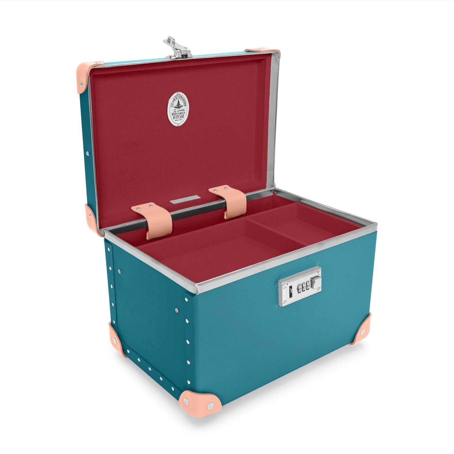 Centenary · Vanity Case | Peacock Blue/Desert Rose/Chrome - Image 3