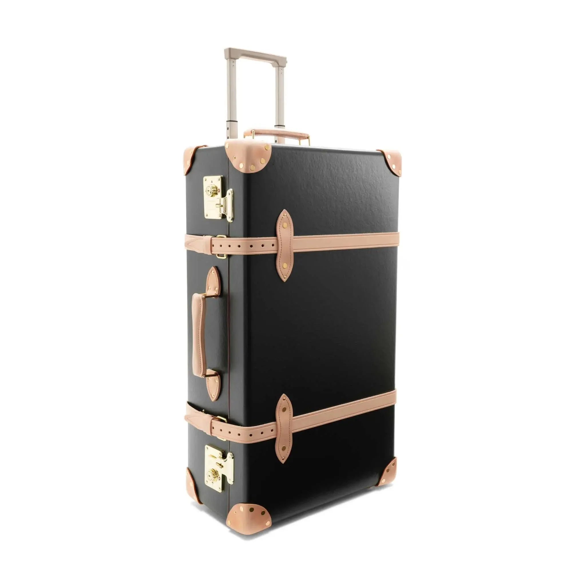 Safari · Large Check-In - 2 Wheels | Brown/Natural/Gold - Image 2