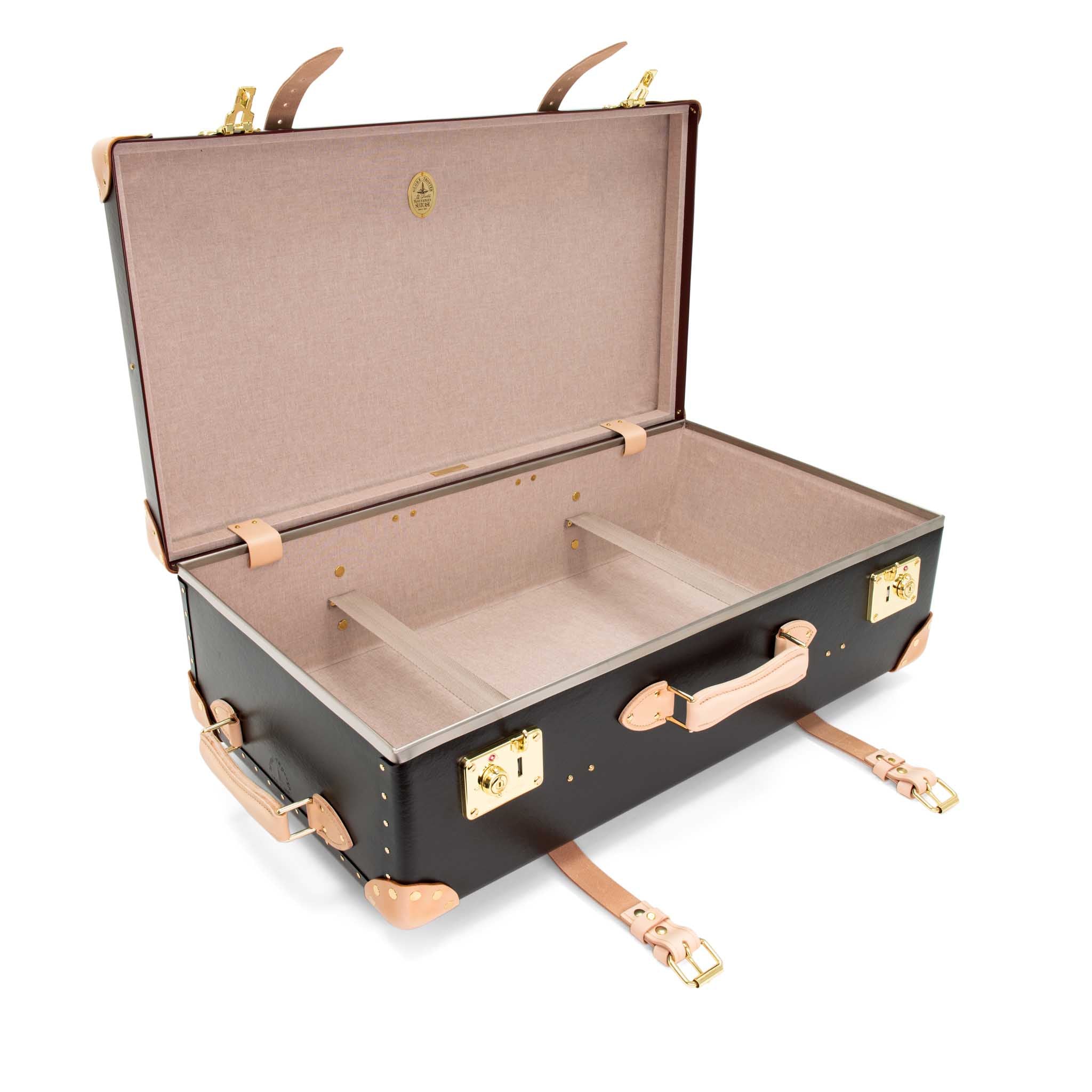 Safari · Large Suitcase | Brown/Natural/Gold - Image 2