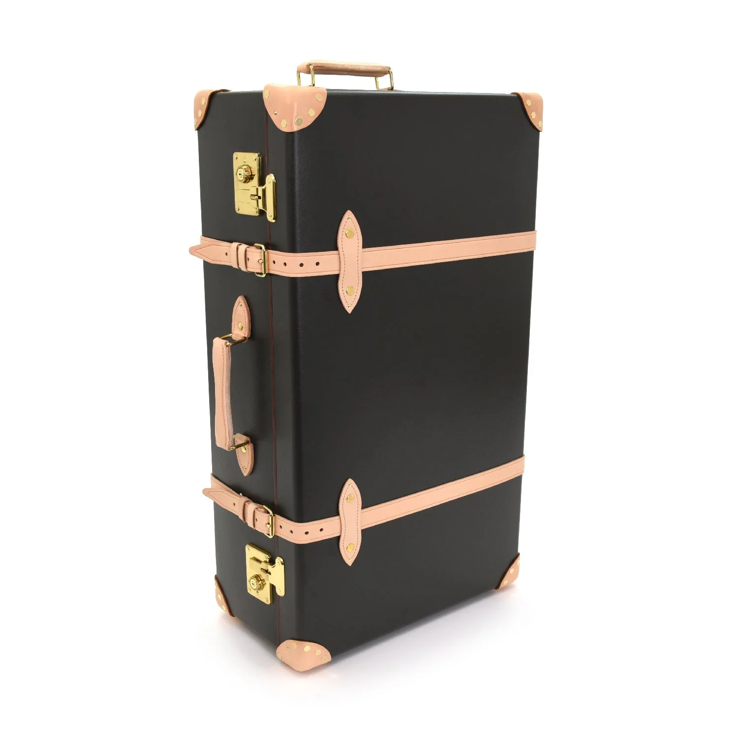 Safari · XL Suitcase - 2 Wheels | Brown/Natural/Gold - Image 3