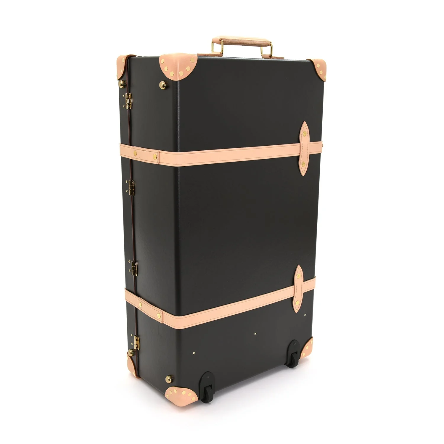 Safari · XL Suitcase - 2 Wheels | Brown/Natural/Gold - Image 4