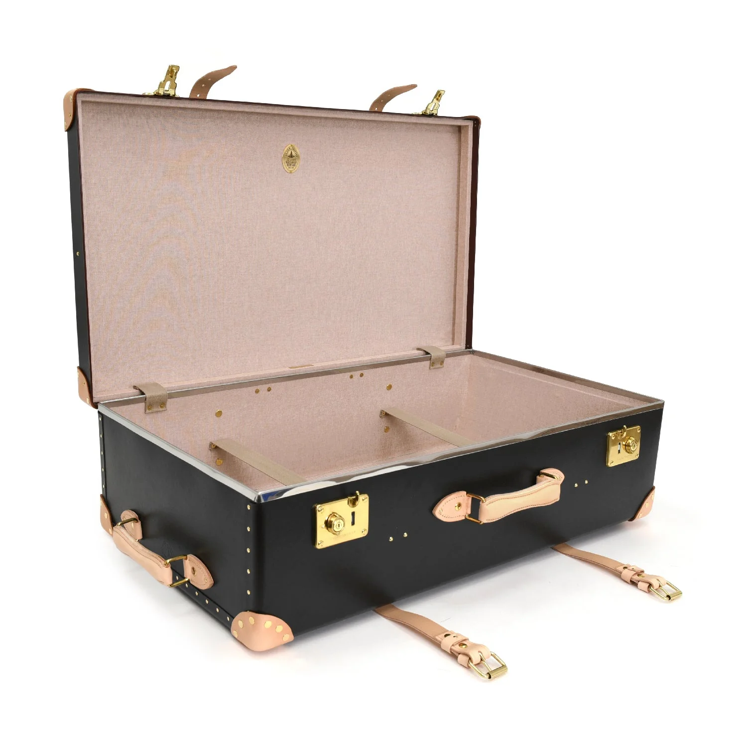 Safari · XL Suitcase - 2 Wheels | Brown/Natural/Gold - Image 5