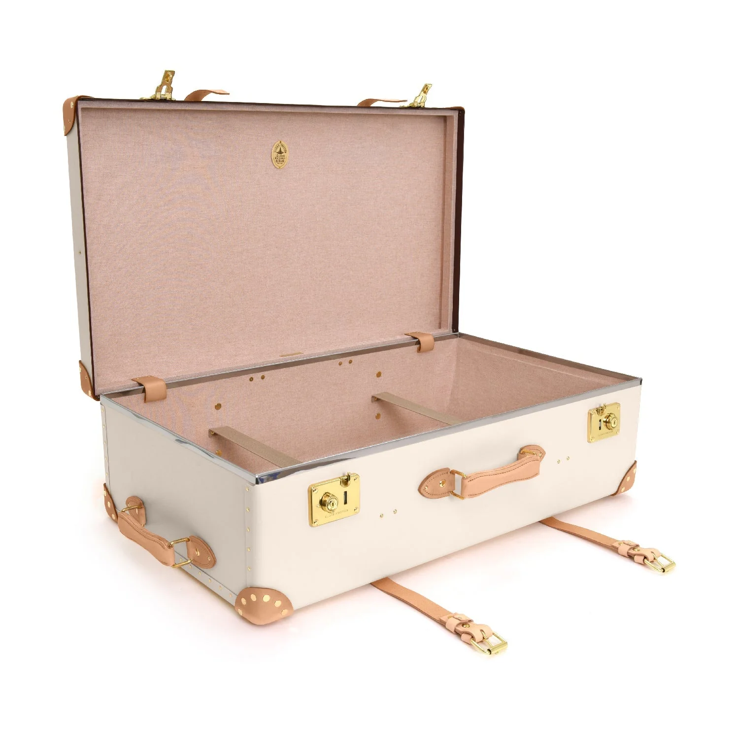 Safari · XL Suitcase - 2 Wheels | Ivory/Natural/Gold - Image 5