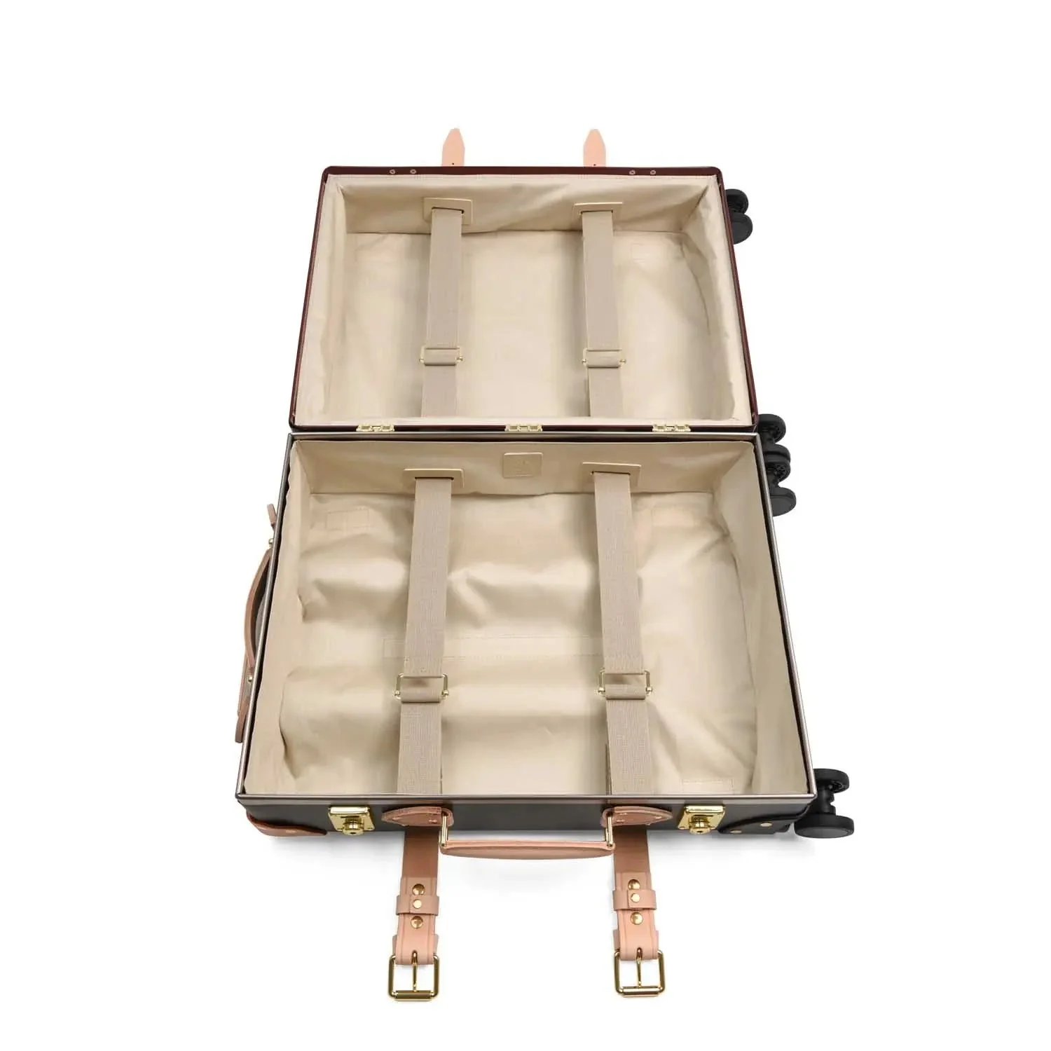 Safari · Carry-On - 4 Wheels | Brown/Natural/Gold - Image 8