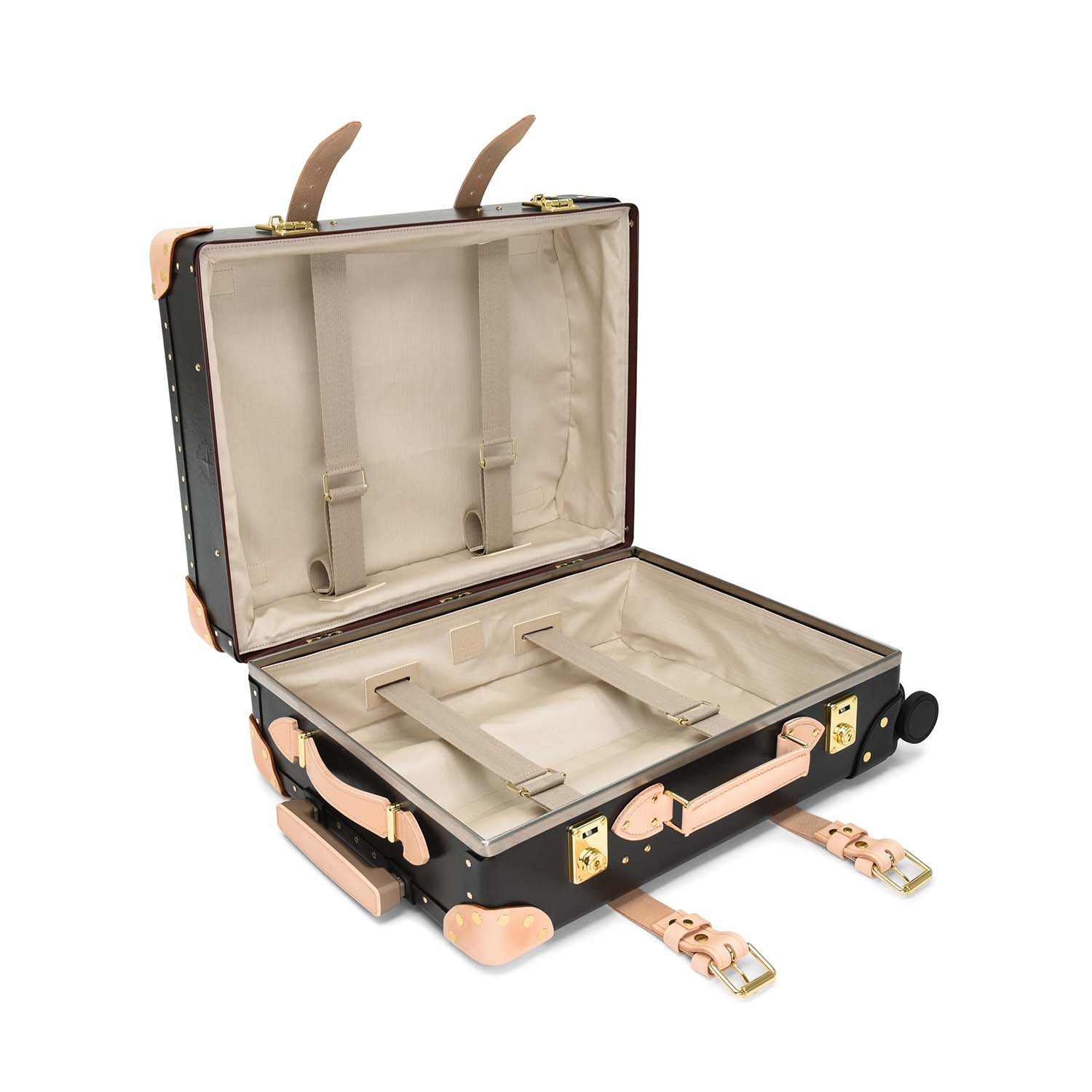 Safari · Carry-On - 4 Wheels | Brown/Natural/Gold - Image 9