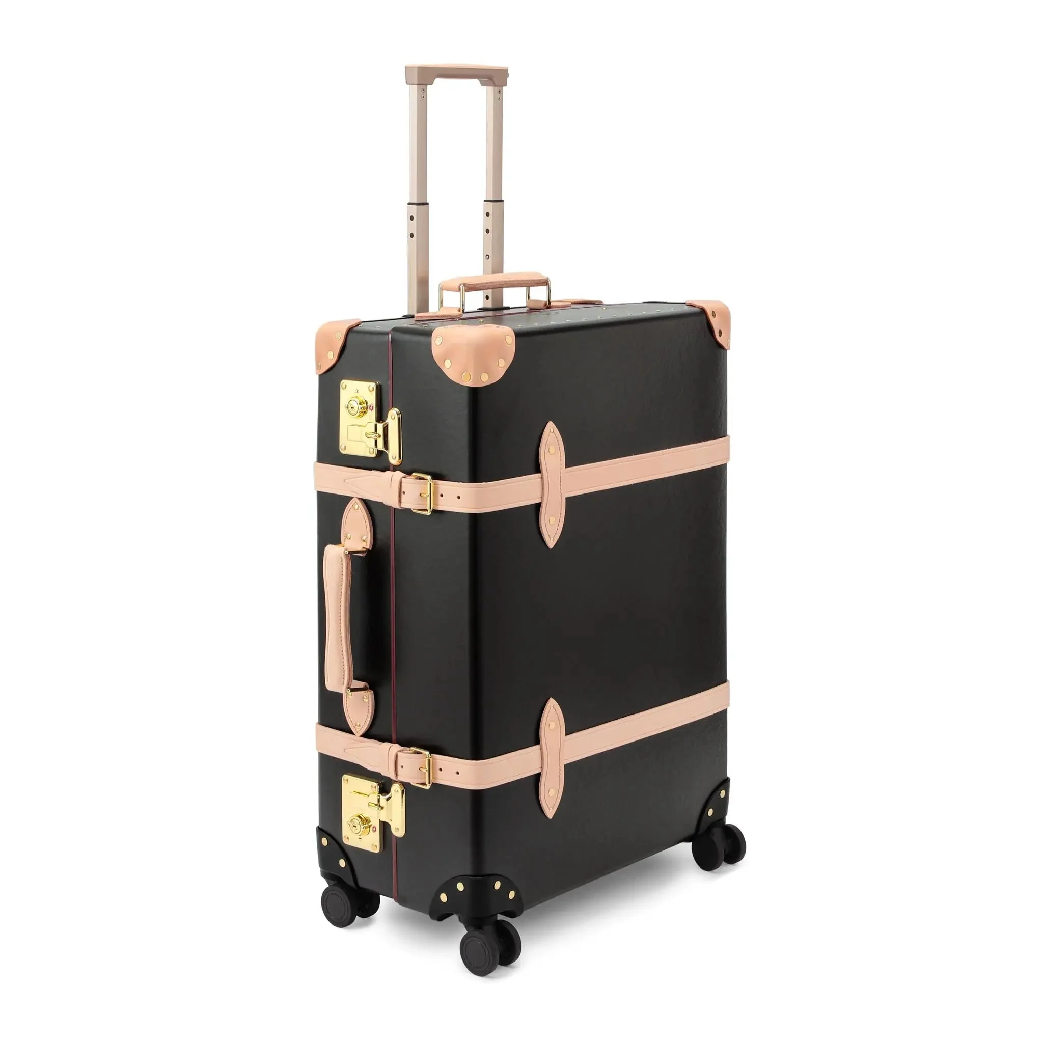Safari · Large Check-In - 4 Wheels | Brown/Natural/Gold - Image 2