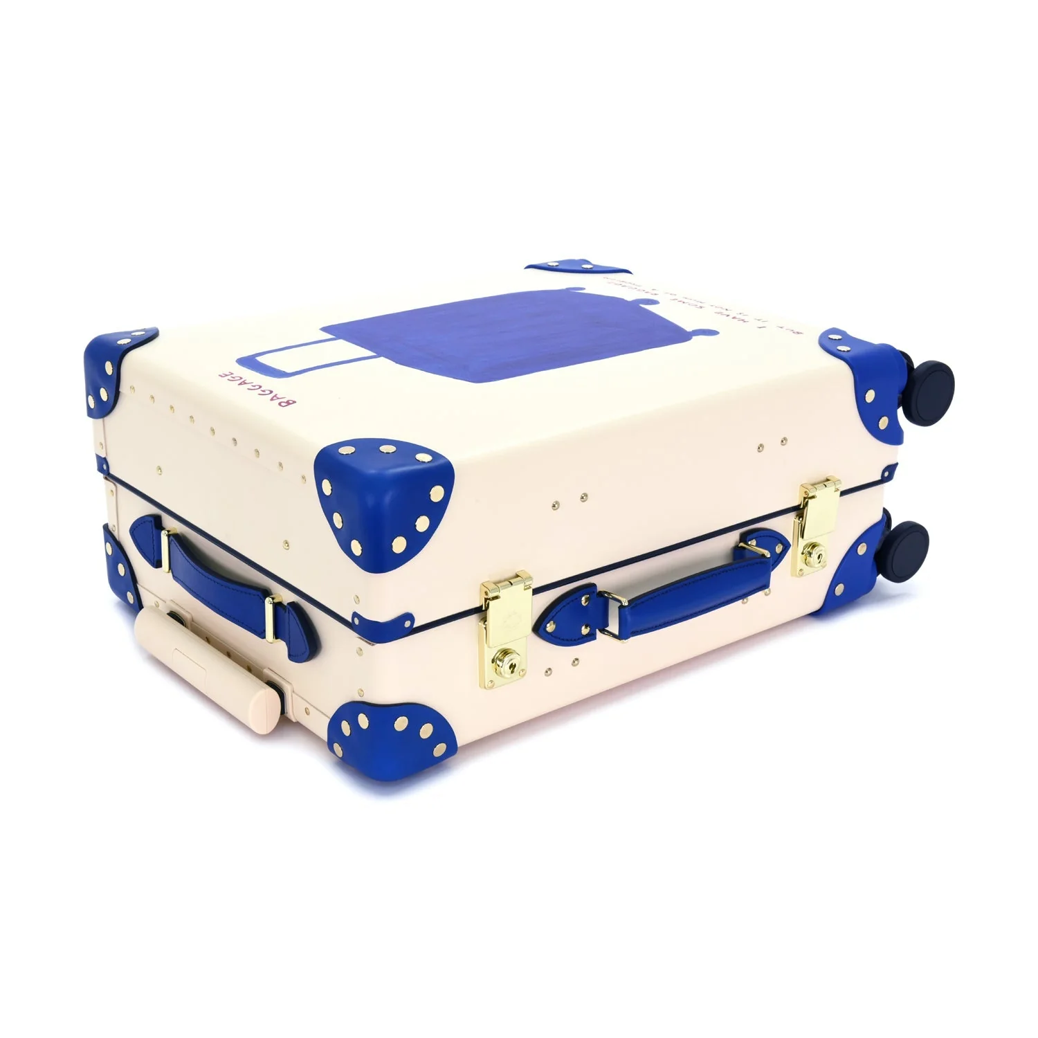 Shrigley · Carry-On - 4 Wheels | Ivory/Cobalt/Gold - Image 6