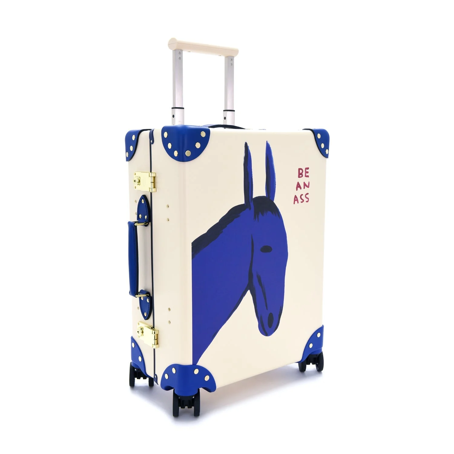 Shrigley · Carry-On - 4 Wheels | Ivory/Cobalt/Gold - Image 4