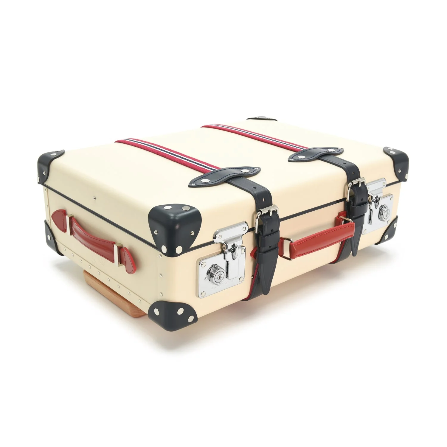 St. Moritz · Carry-On - 2 Wheels | Ivory/Navy/Chrome - Image 3