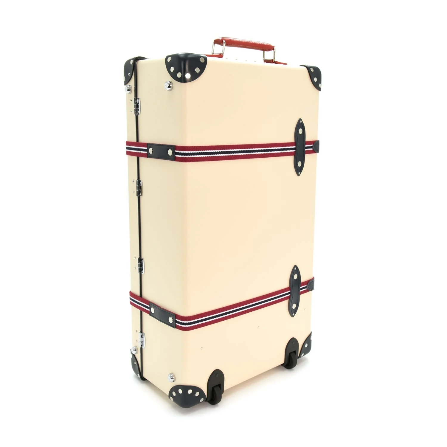 St. Moritz · Large Suitcase | Ivory/Navy/Chrome - Image 5