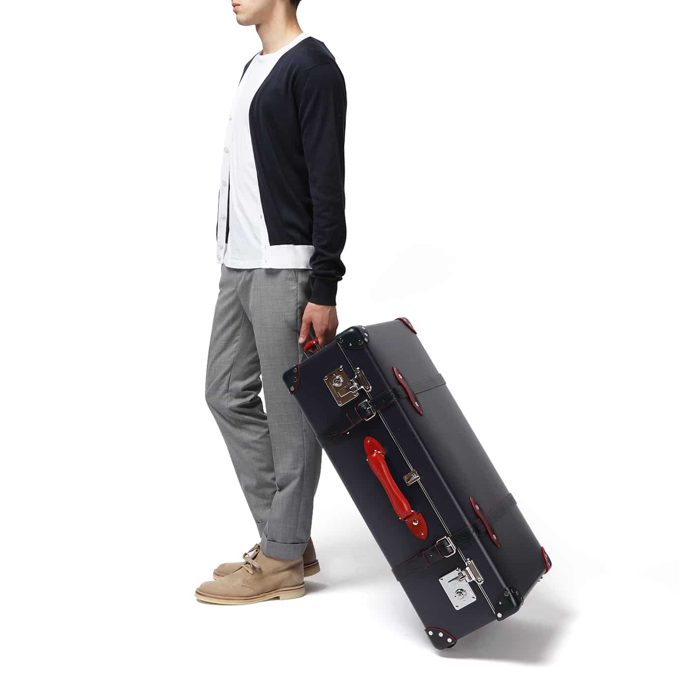 St. Moritz · Large Suitcase | Navy/Navy/Chrome - Image 6