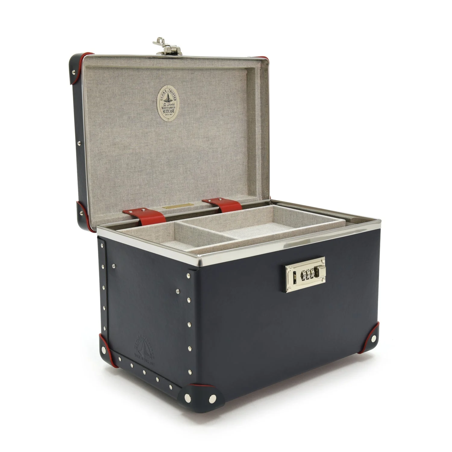 St. Moritz · Vanity Case | Navy/Navy/Chrome - Image 3