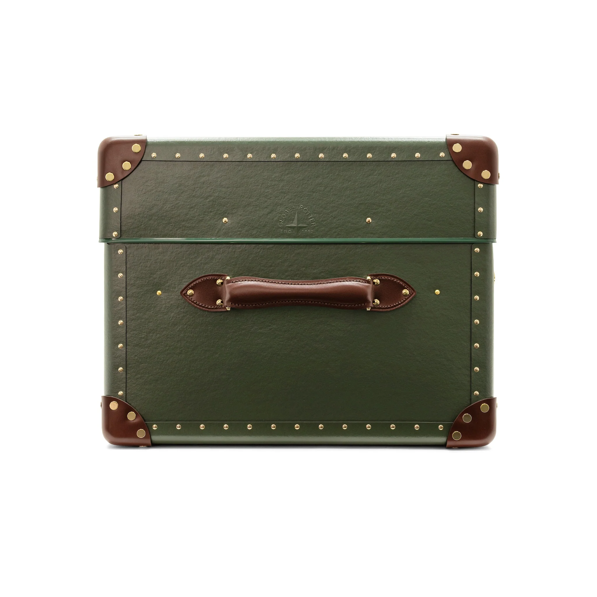 Centenary · Steamer Home Trunk | Green/Brown/Gold - Image 3