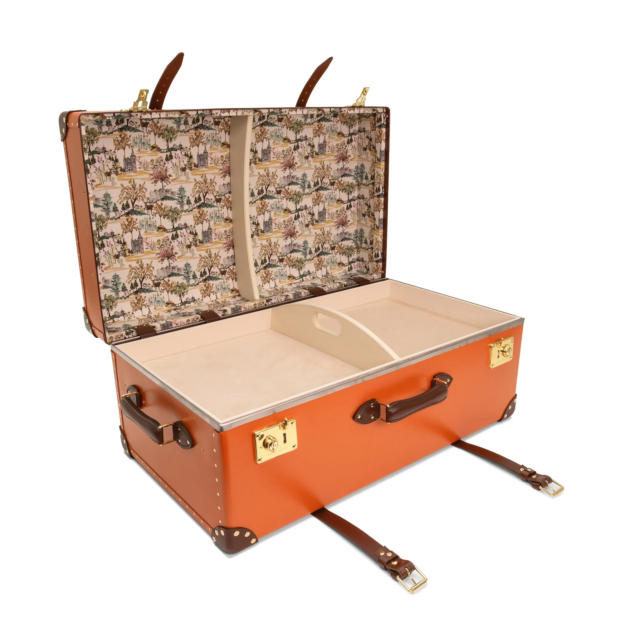 Centenary · Steamer Home Trunk | Marmalade/Brown/Gold - Image 3