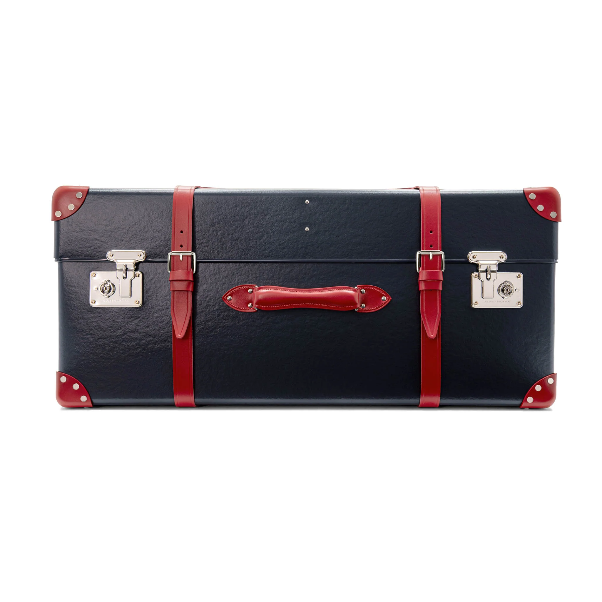 Centenary · Steamer Home Trunk | Navy/Red/Chrome - Image 4