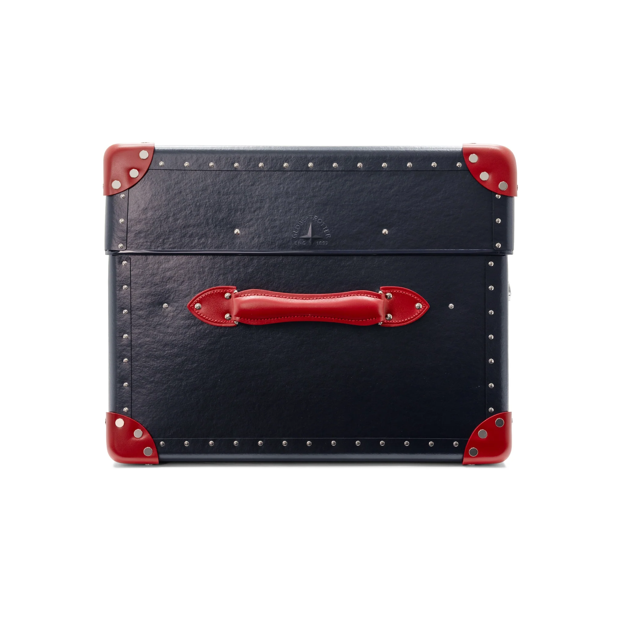 Centenary · Steamer Home Trunk | Navy/Red/Chrome - Image 5