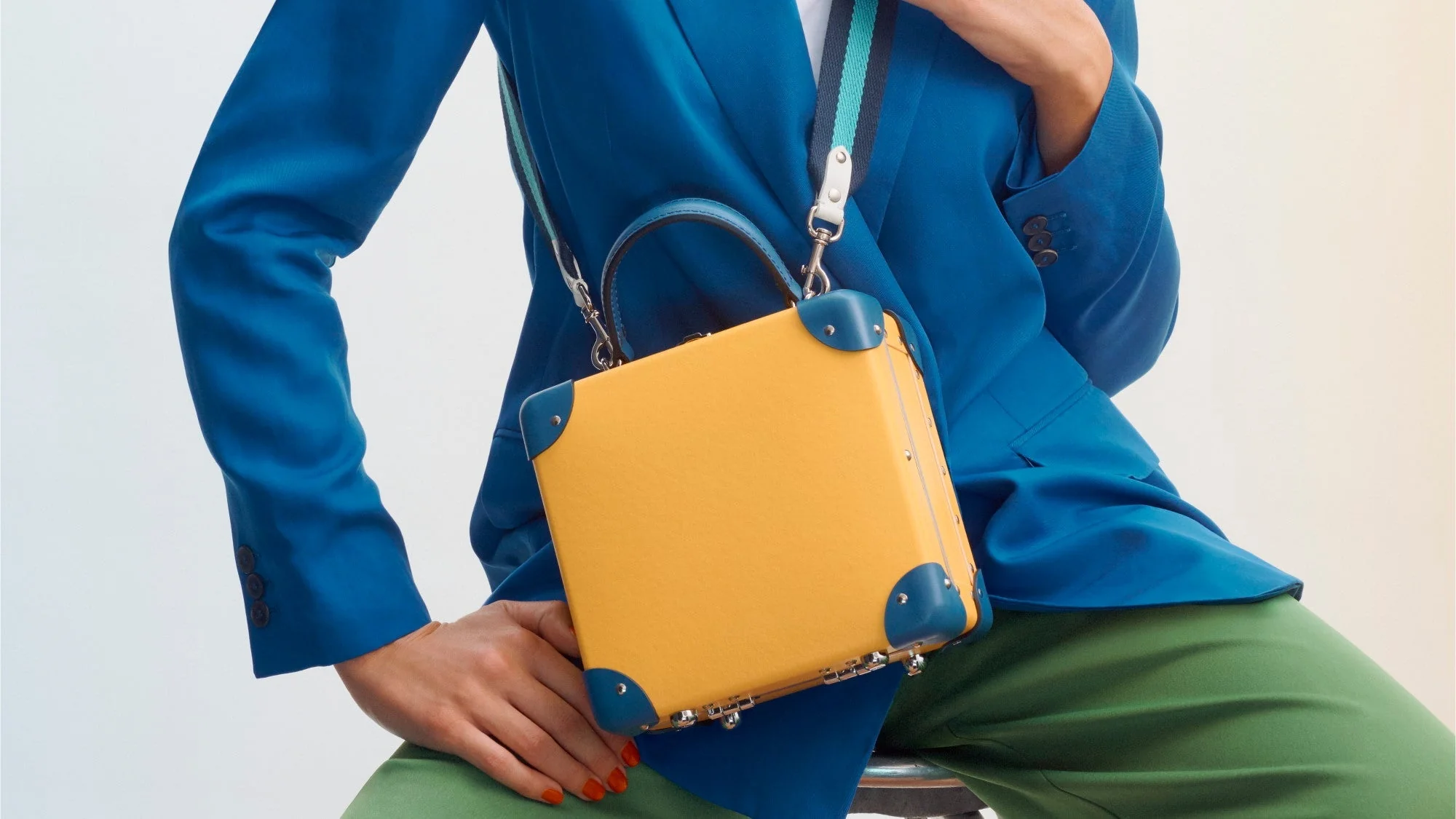 The London Square Collection · London Square | Saffron /Cobalt/Chrome - Image 5
