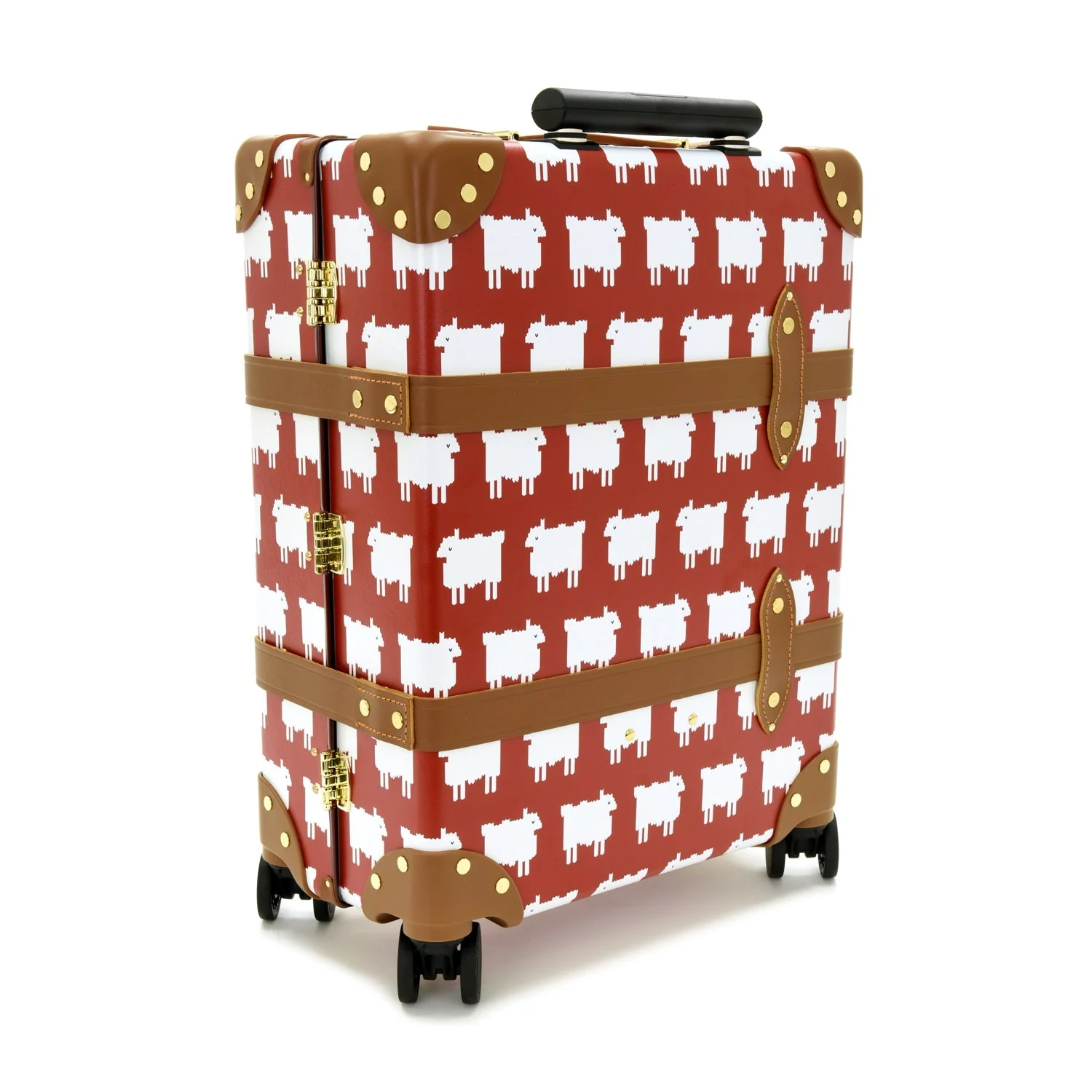 Warm & Wonderful · Carry-On - 4 Wheels | Red/Caramel/Gold - Image 4